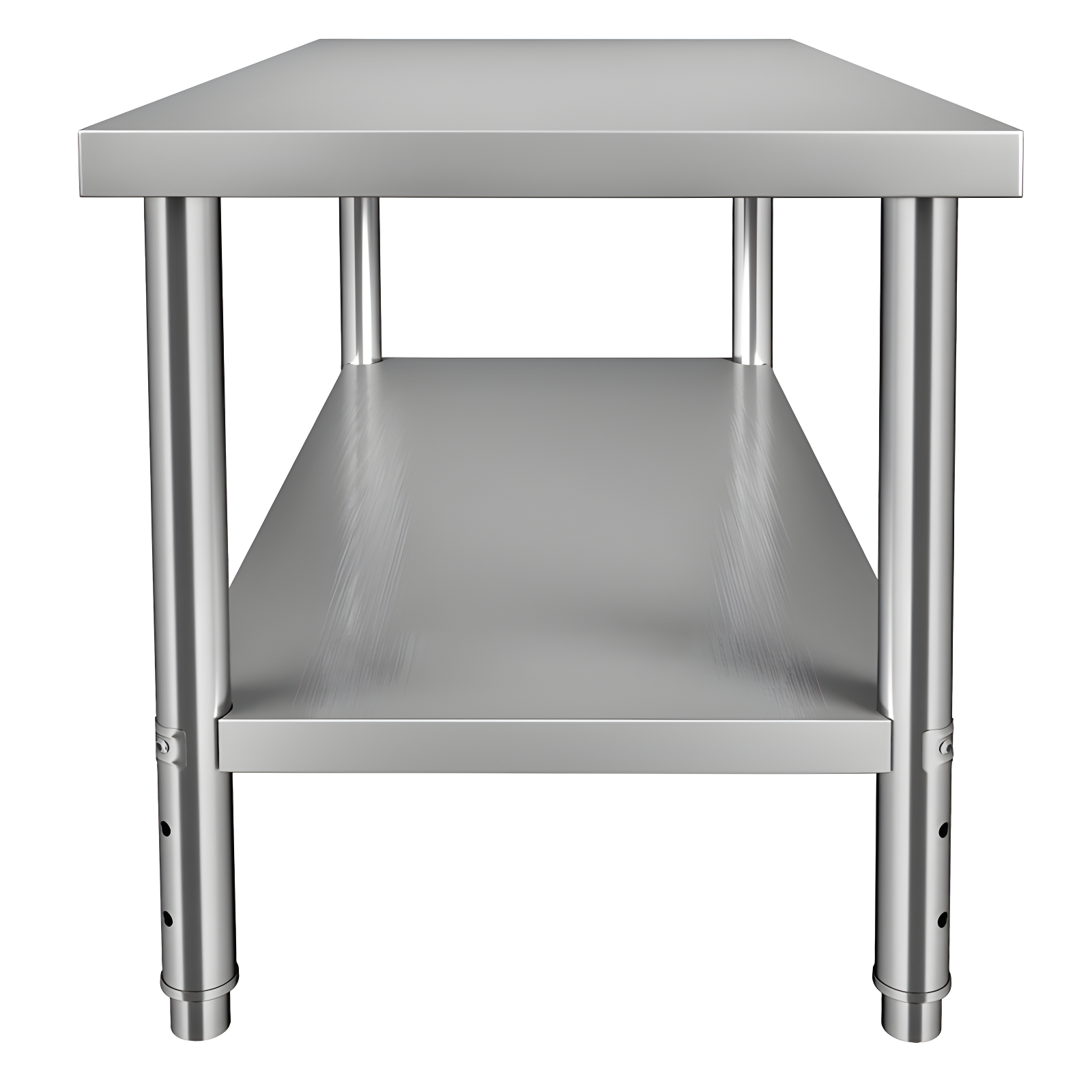 Prep & Savour Demnan Metal Top Workbench