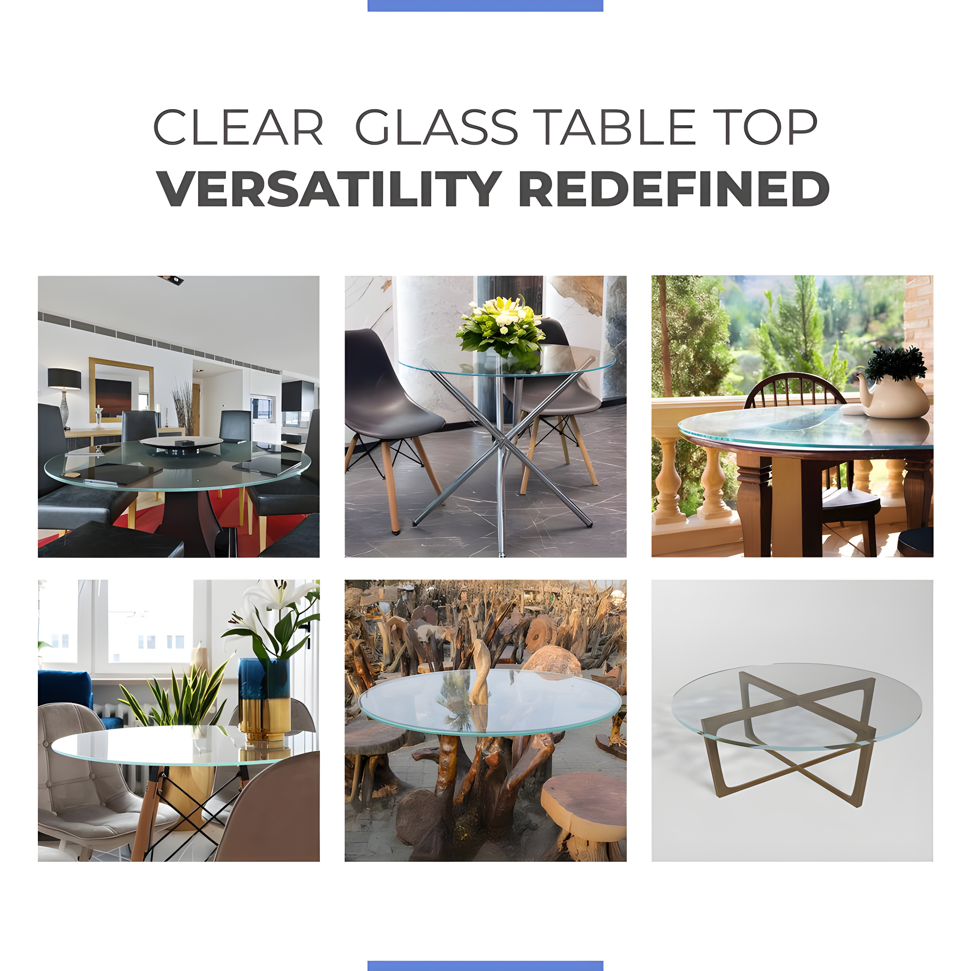 Genoa Glass Table Top
