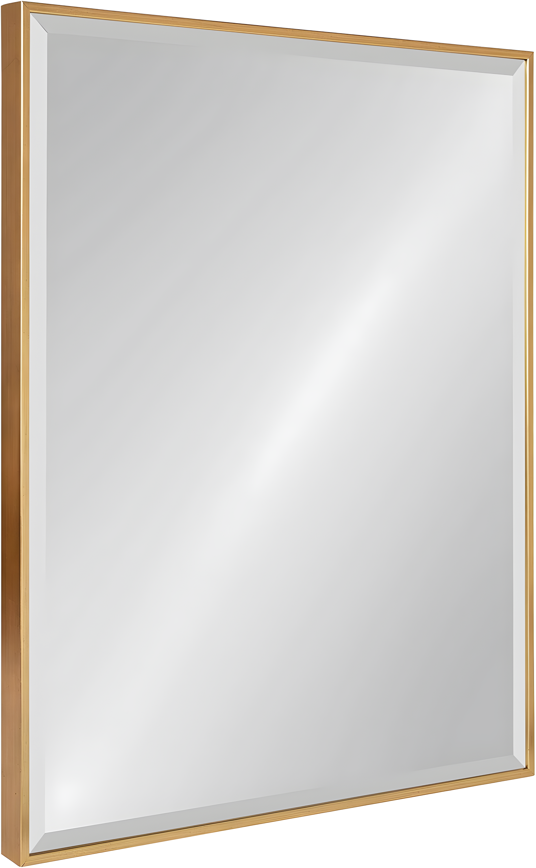 22.75" x 28.75" Rhodes Framed Wall Mirror Gold - Kate and Laurel