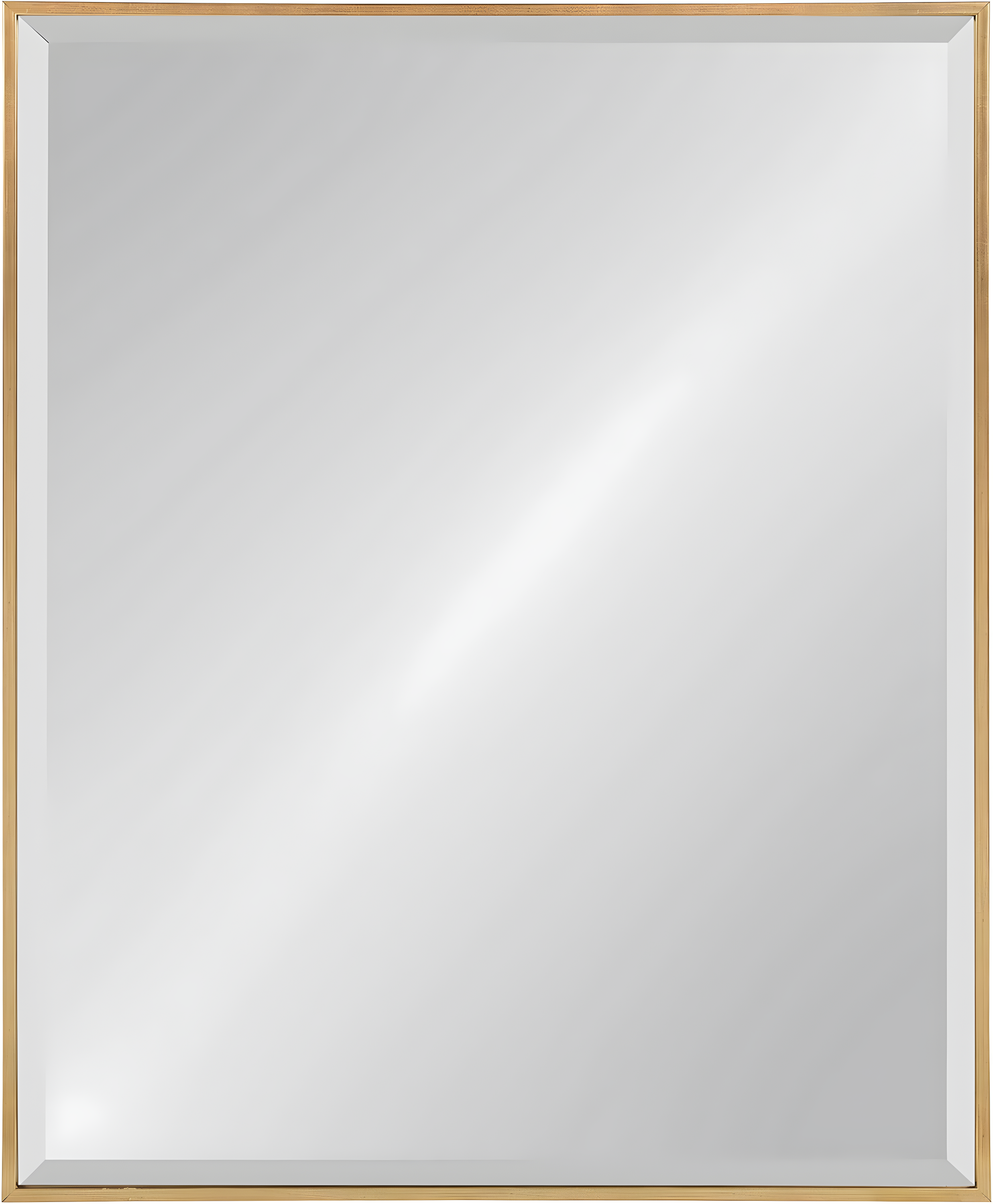 22.75" x 28.75" Rhodes Framed Wall Mirror Gold - Kate and Laurel