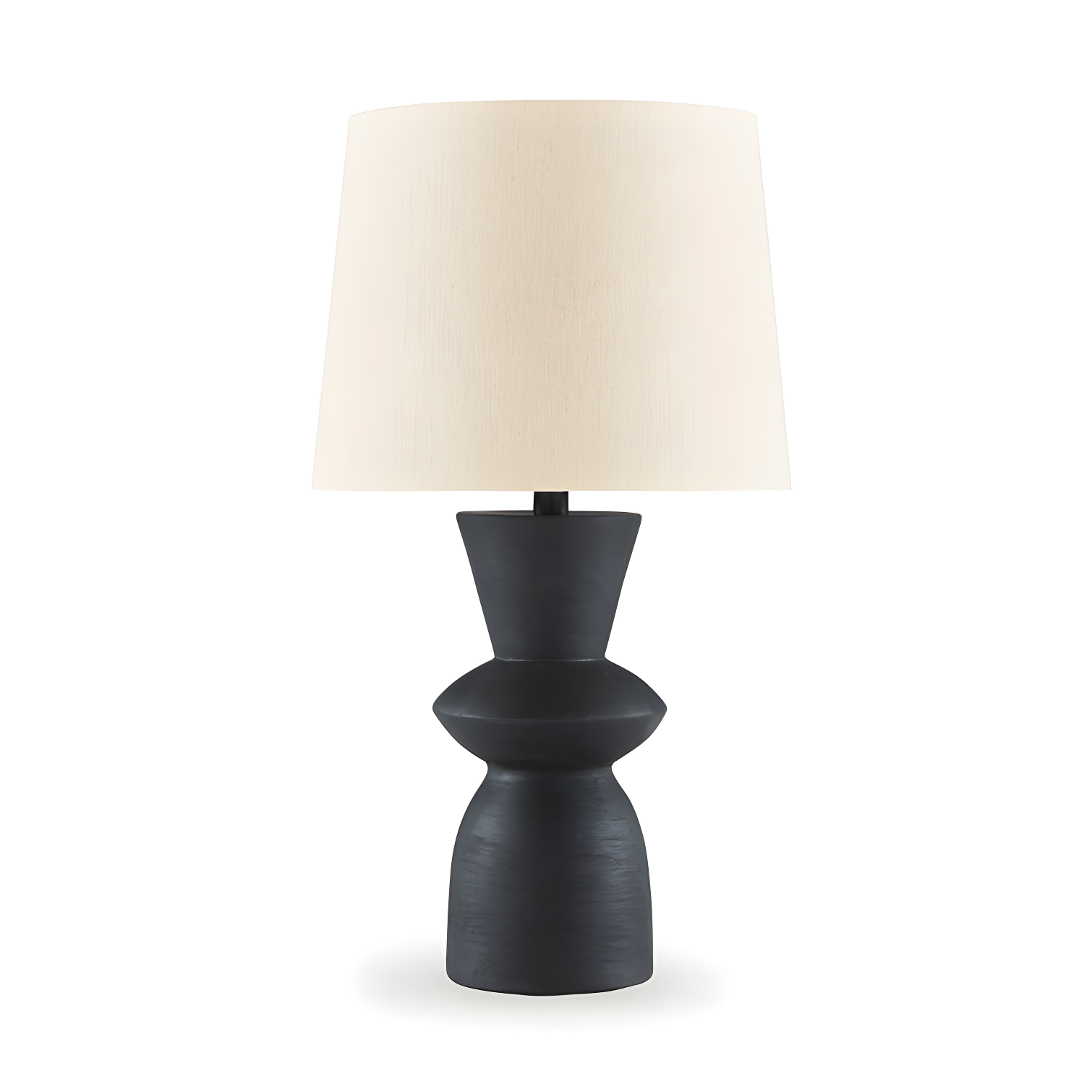 Benjara Solid Wood Table Lamp (Set of 2)
