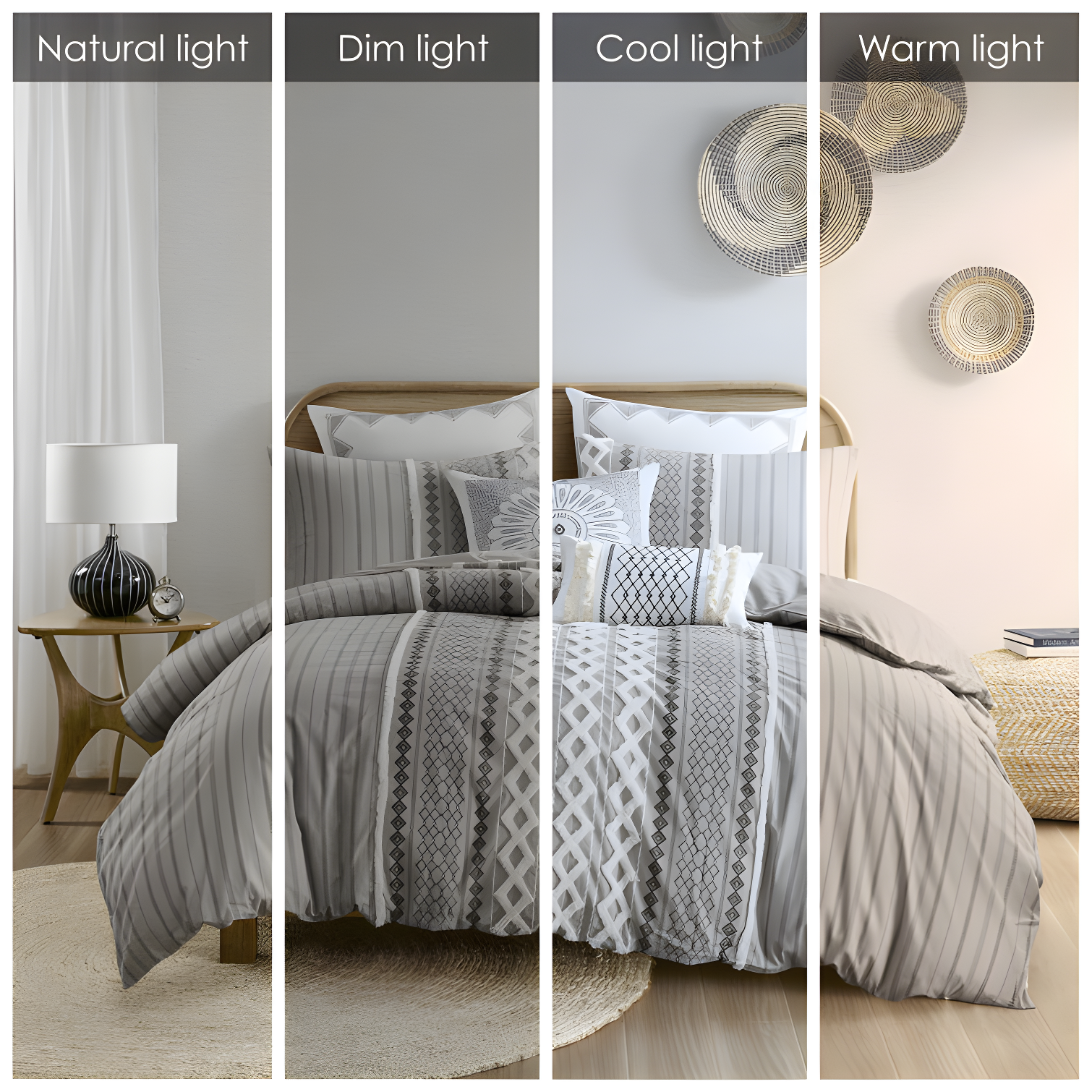 INK+IVY Imani Cotton Printed Duvet Cover Set