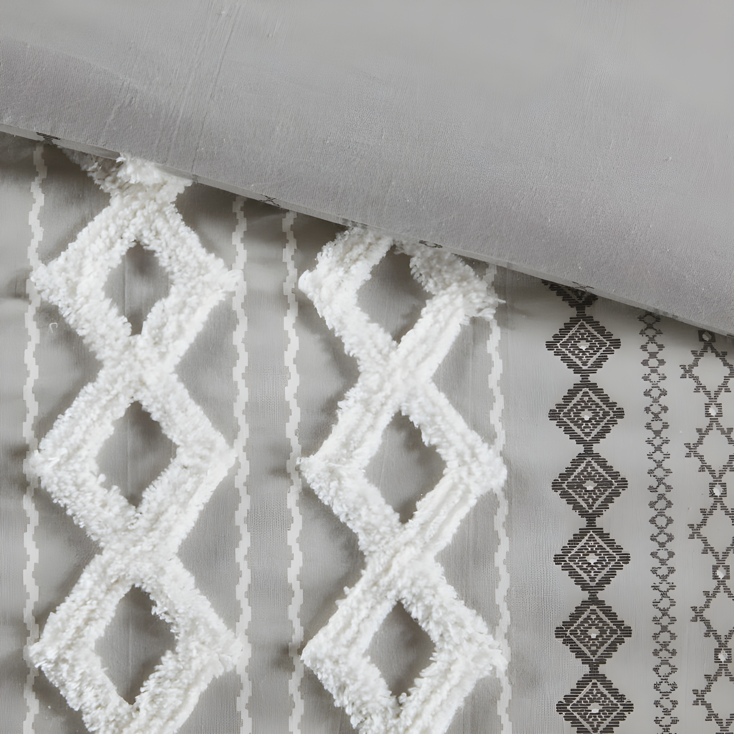 INK+IVY Imani Cotton Printed Duvet Cover Set