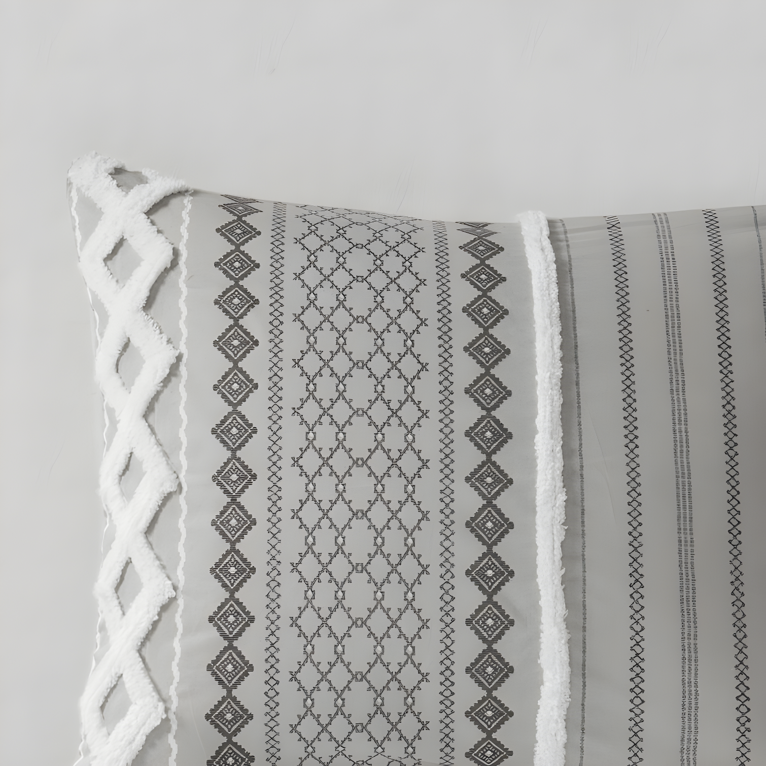 INK+IVY Imani Cotton Printed Duvet Cover Set