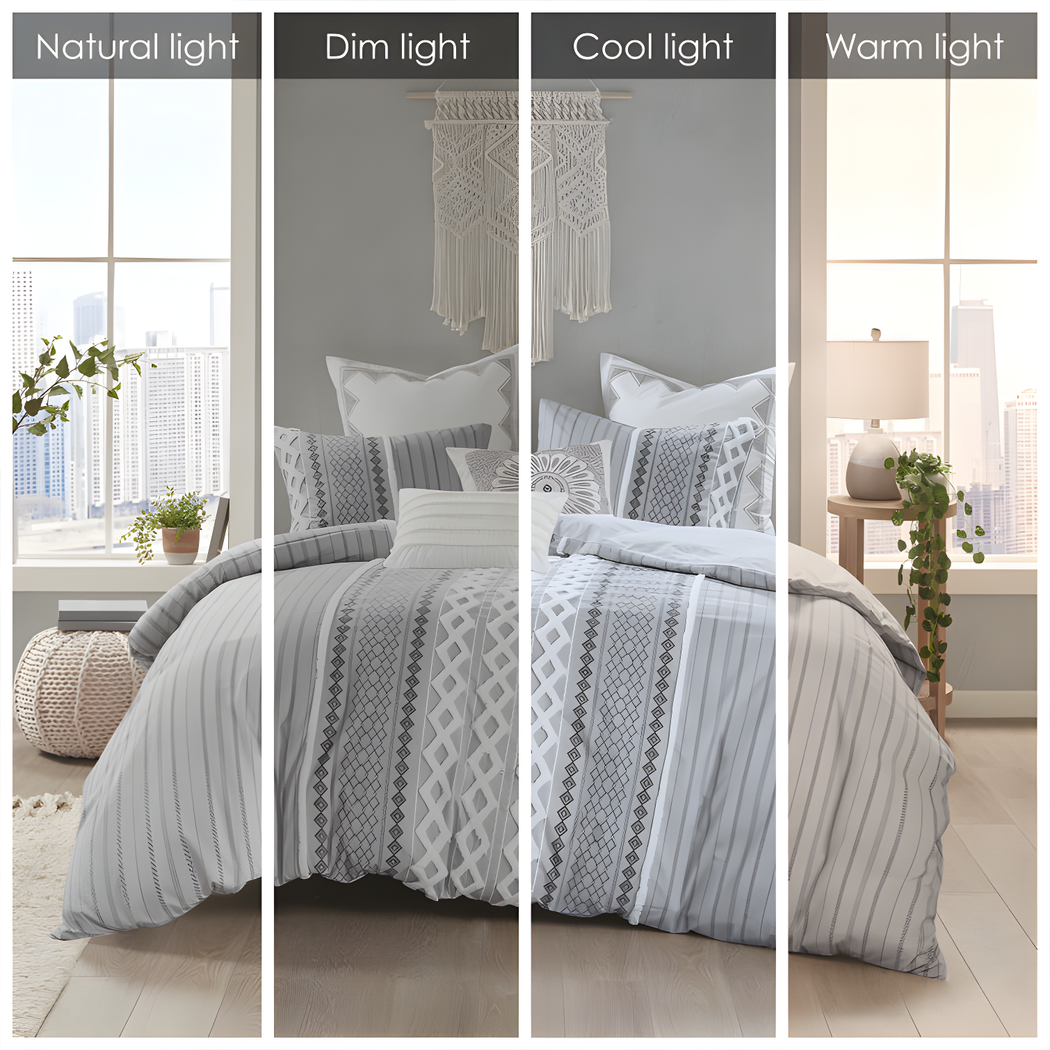 INK+IVY Imani Cotton Printed Duvet Cover Set