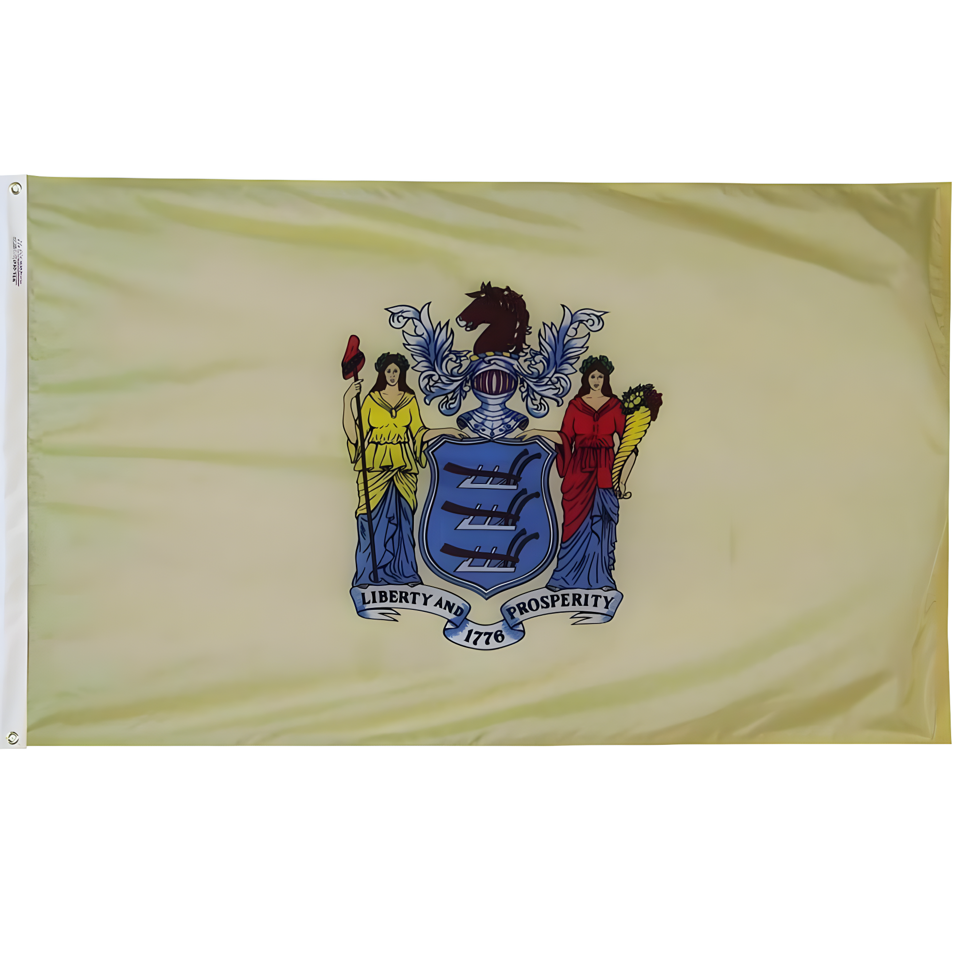 Nylglo New Jersey State Flag,3x5 Ft 143660