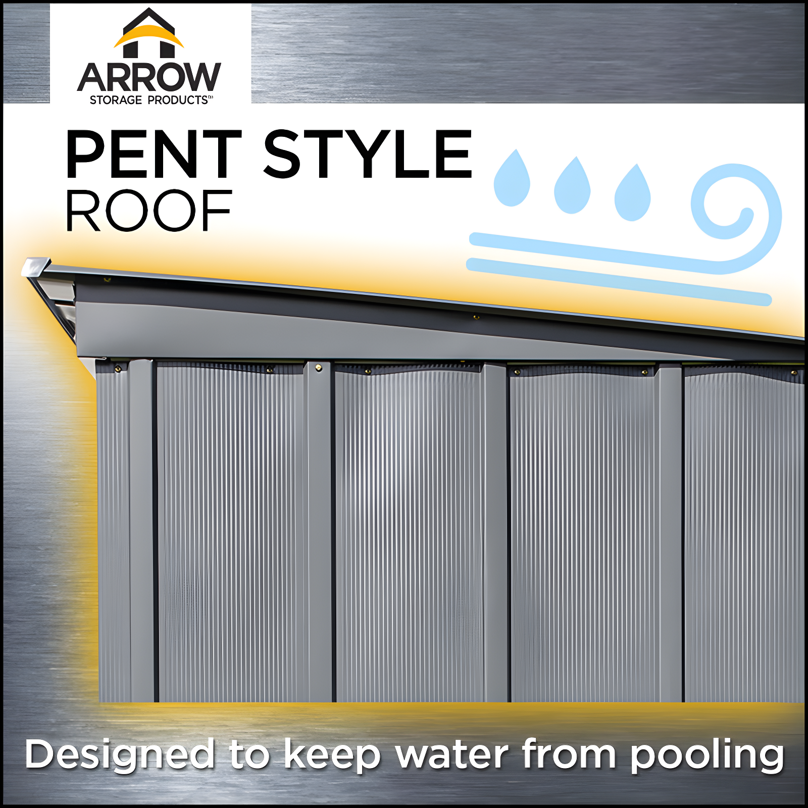 6 ft. W x 4 ft. D Steel Vertical Storage Shed