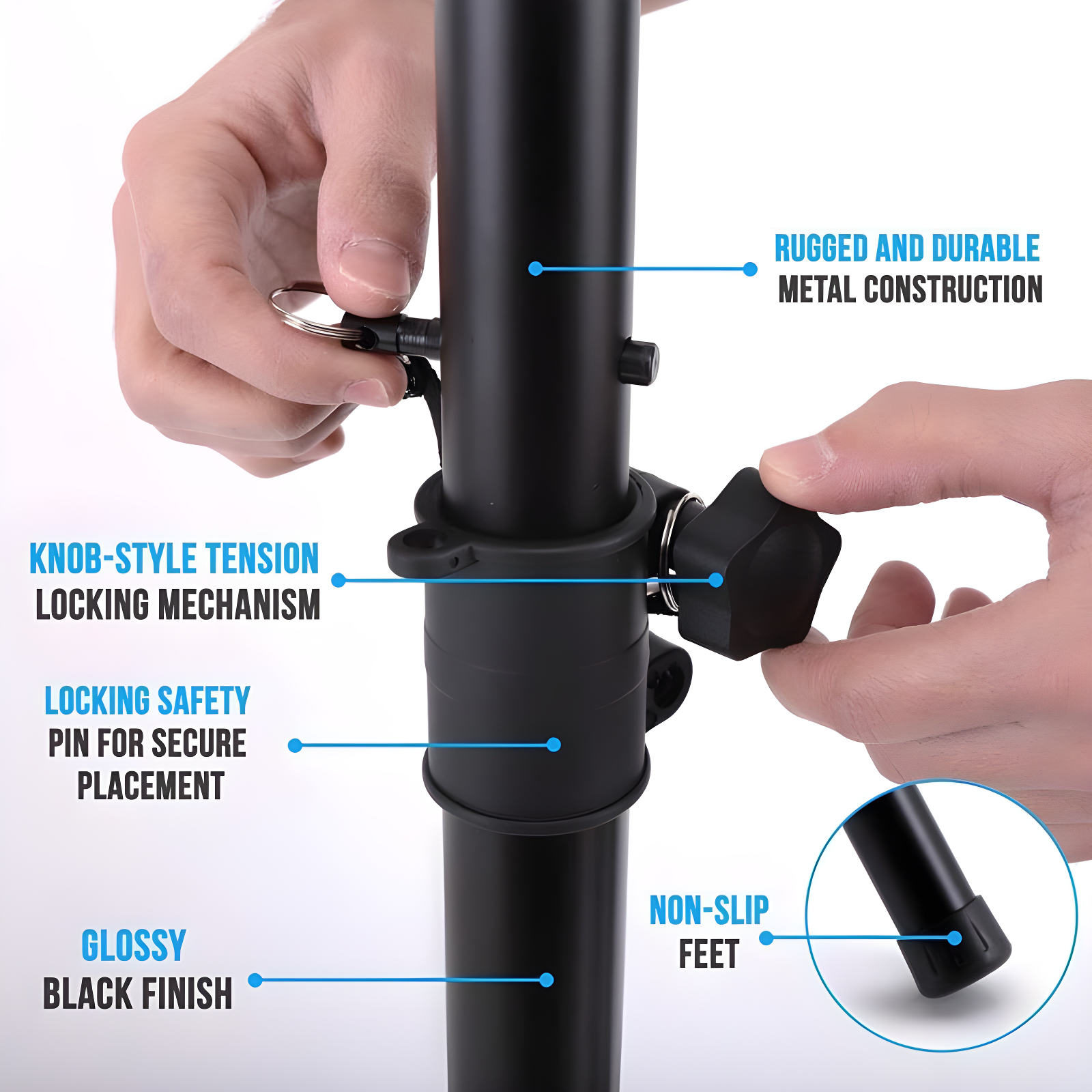 Pyle 70'' Adjustable Height Speaker Stand