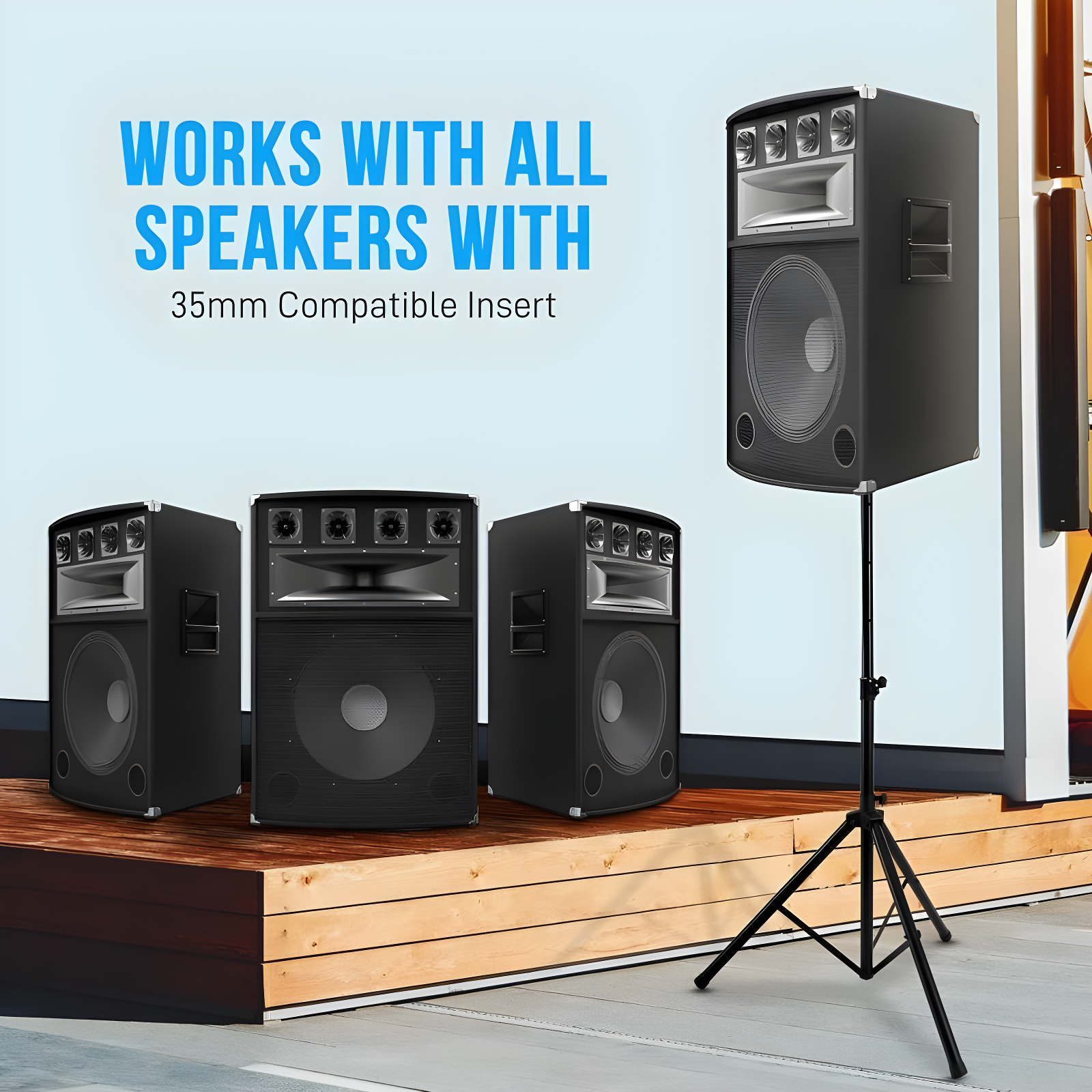 Pyle 70'' Adjustable Height Speaker Stand