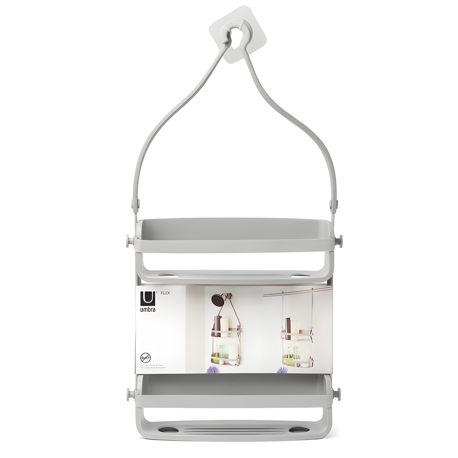 Umbra Flex Wall Mounted Optional Shower Caddy