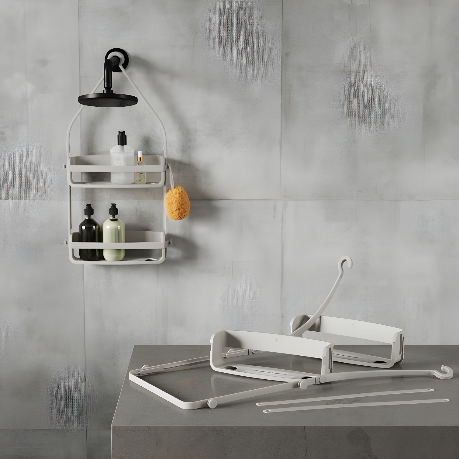 Umbra Flex Wall Mounted Optional Shower Caddy