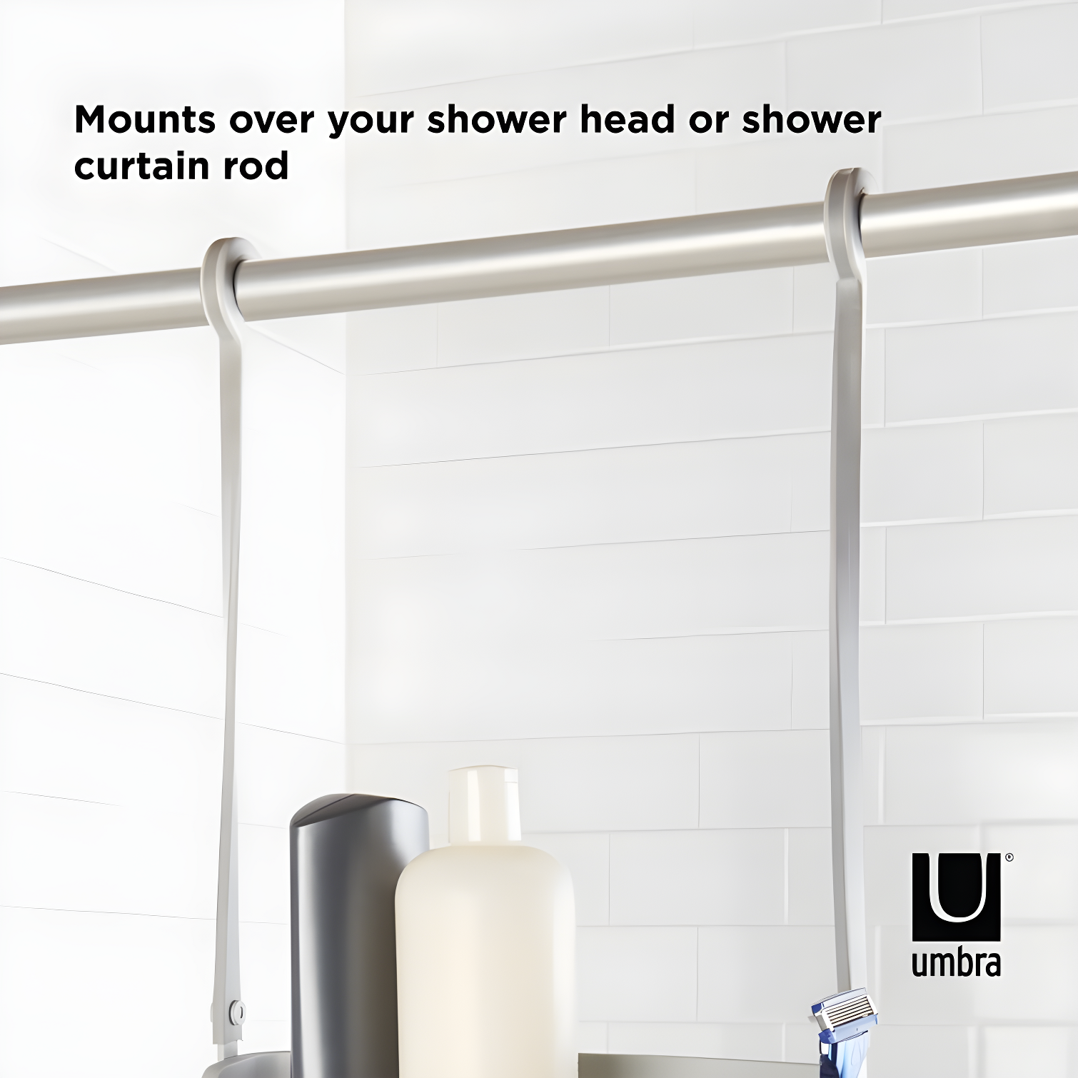 Umbra Flex Wall Mounted Optional Shower Caddy