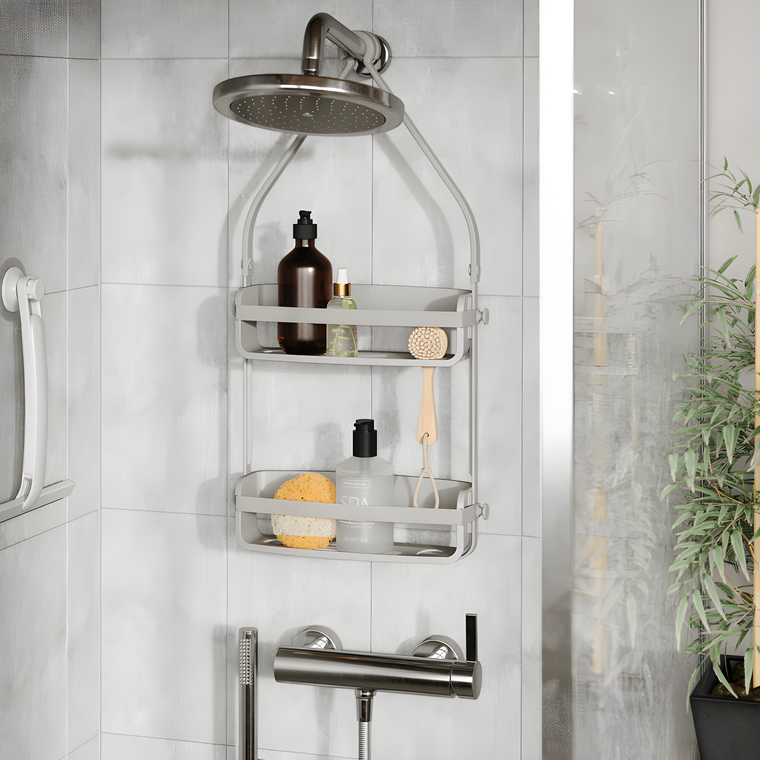 Umbra Flex Wall Mounted Optional Shower Caddy
