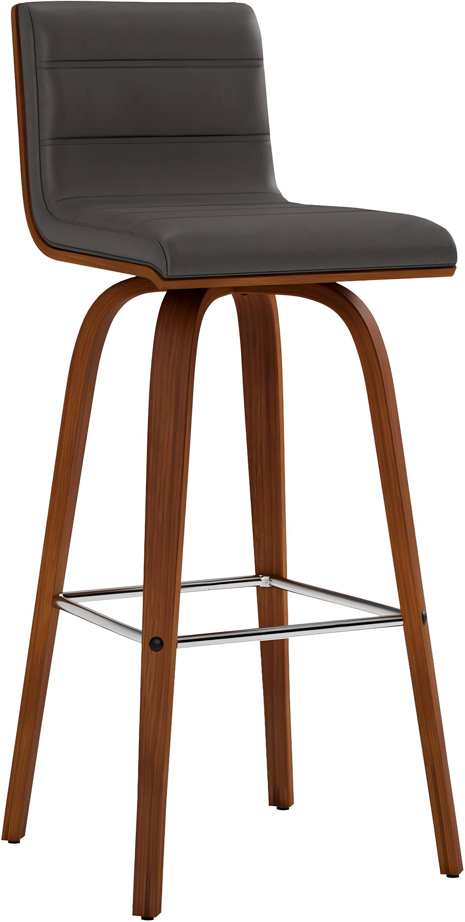 30" Vienna Faux Leather Barstool - Armen Living