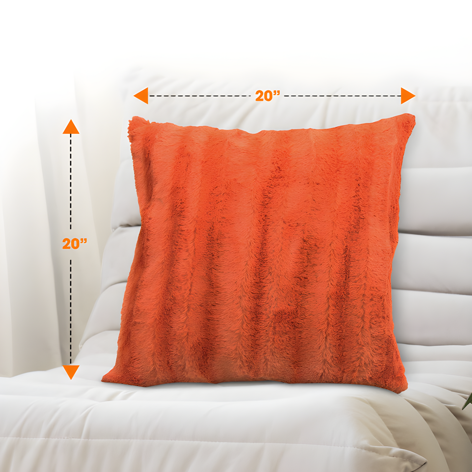 Cheer Collection FRBIN Square Pillow Cover & Insert (Set of 2)