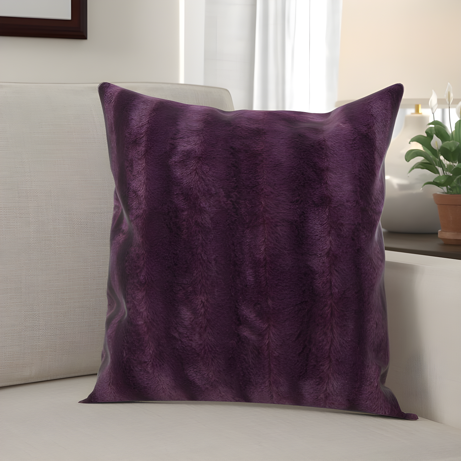 Cheer Collection FRBIN Square Pillow Cover & Insert (Set of 2)