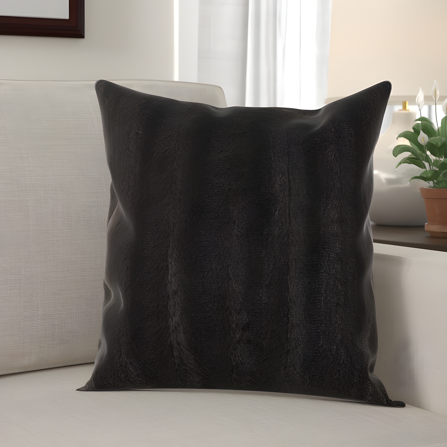 Cheer Collection FRBIN Square Pillow Cover & Insert (Set of 2)