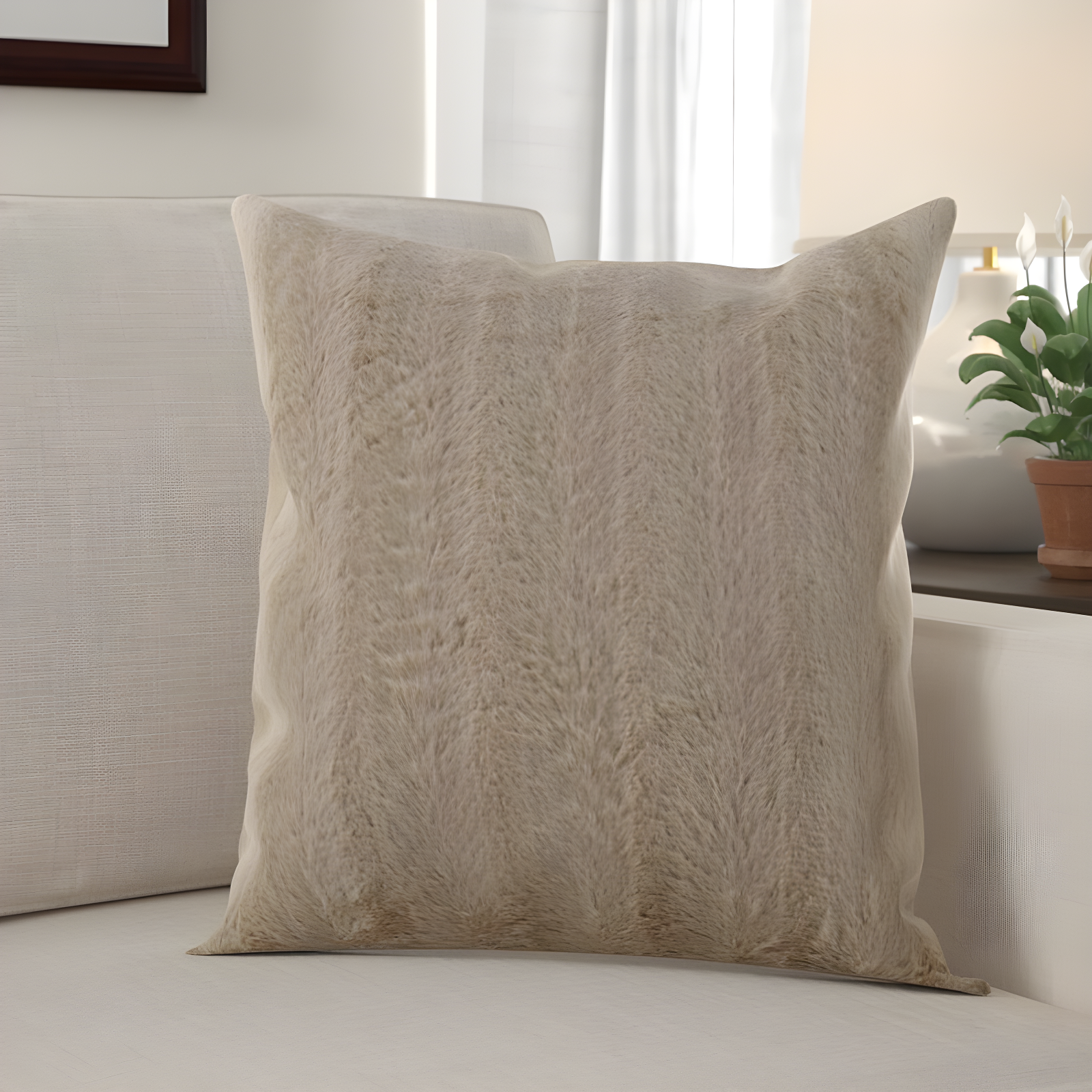 Cheer Collection FRBIN Square Pillow Cover & Insert (Set of 2)