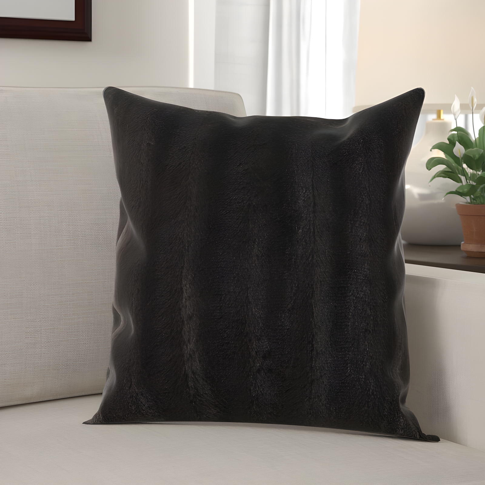 Cheer Collection FRBIN Square Pillow Cover & Insert (Set of 2)