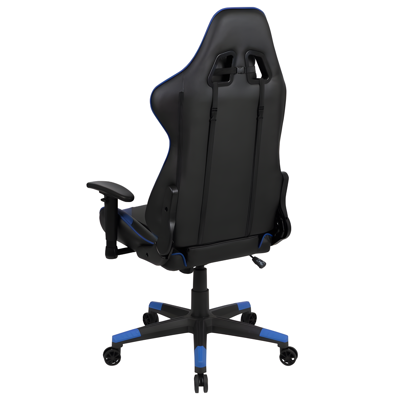 Flash Furniture X20 Gaming Chair Racing Office Ergonomic Computer PC Adjustable Swivel Chair with Reclining Back in Blue LeatherSoft