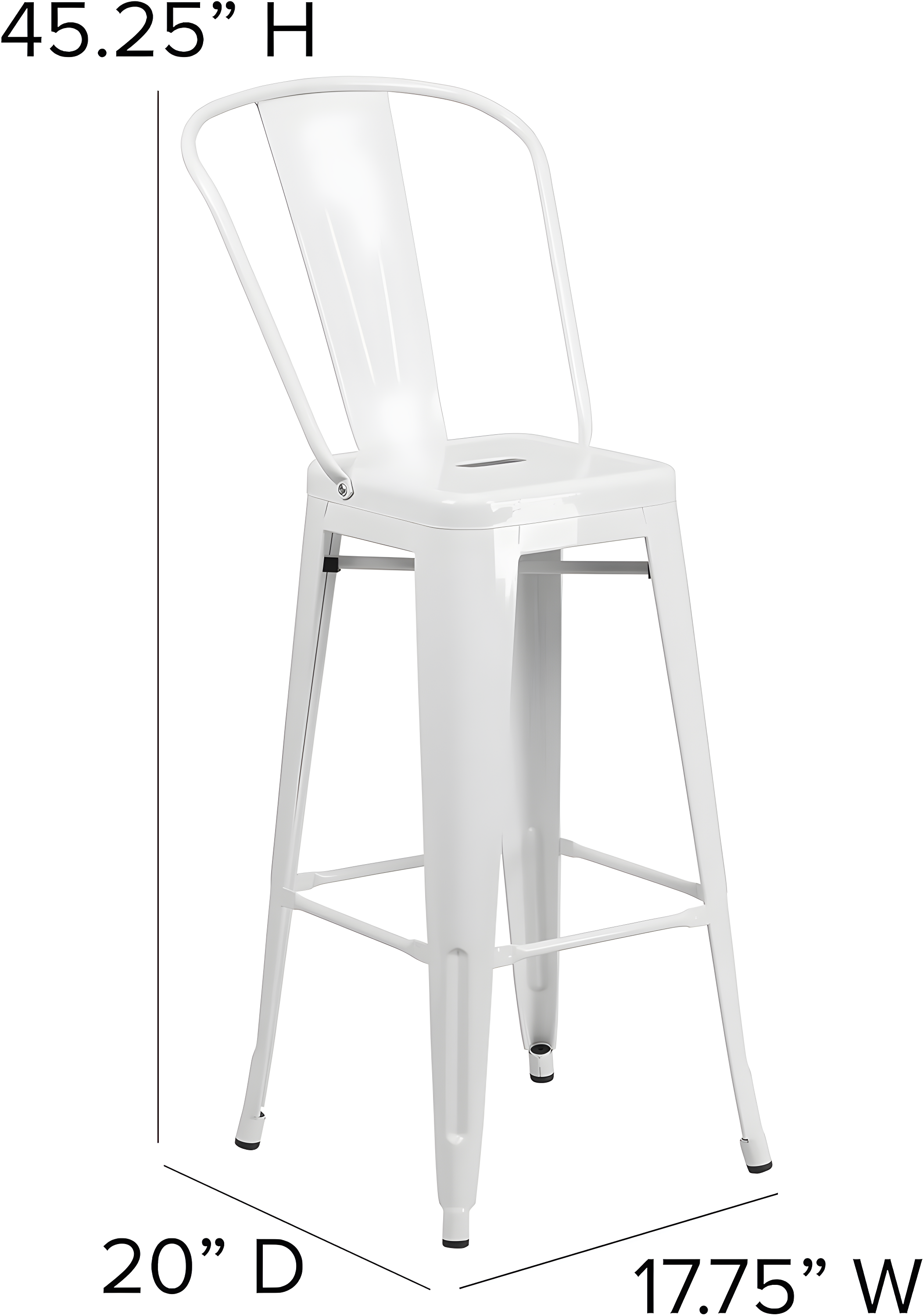 Metal Outdoor Stool