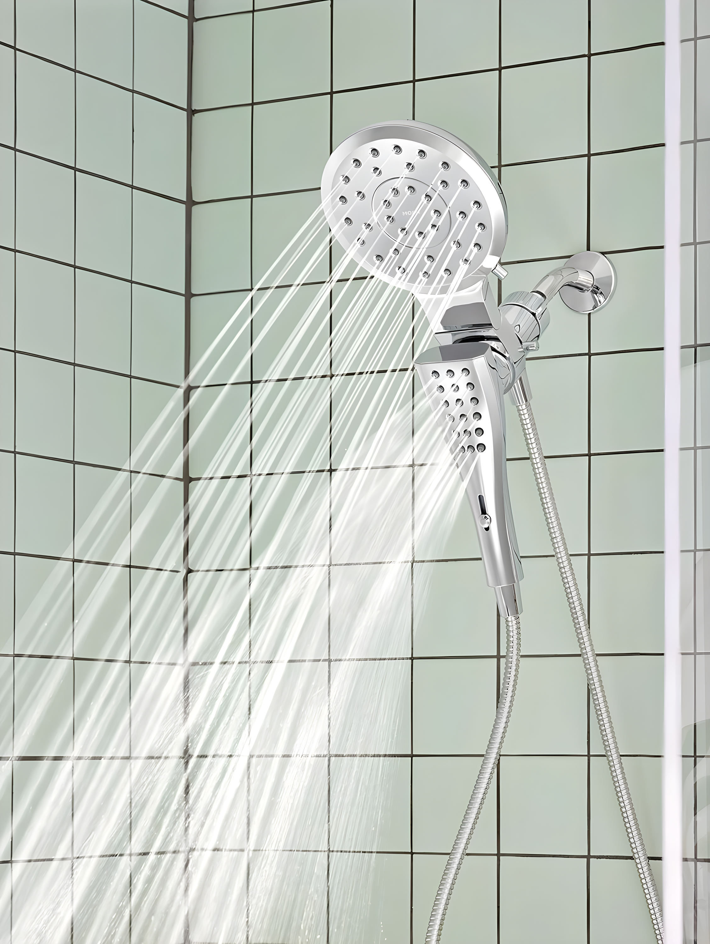 Verso 2.5 GPM Rainshower/Handshower Combination with Infiniti Dial and Magnetix Docking