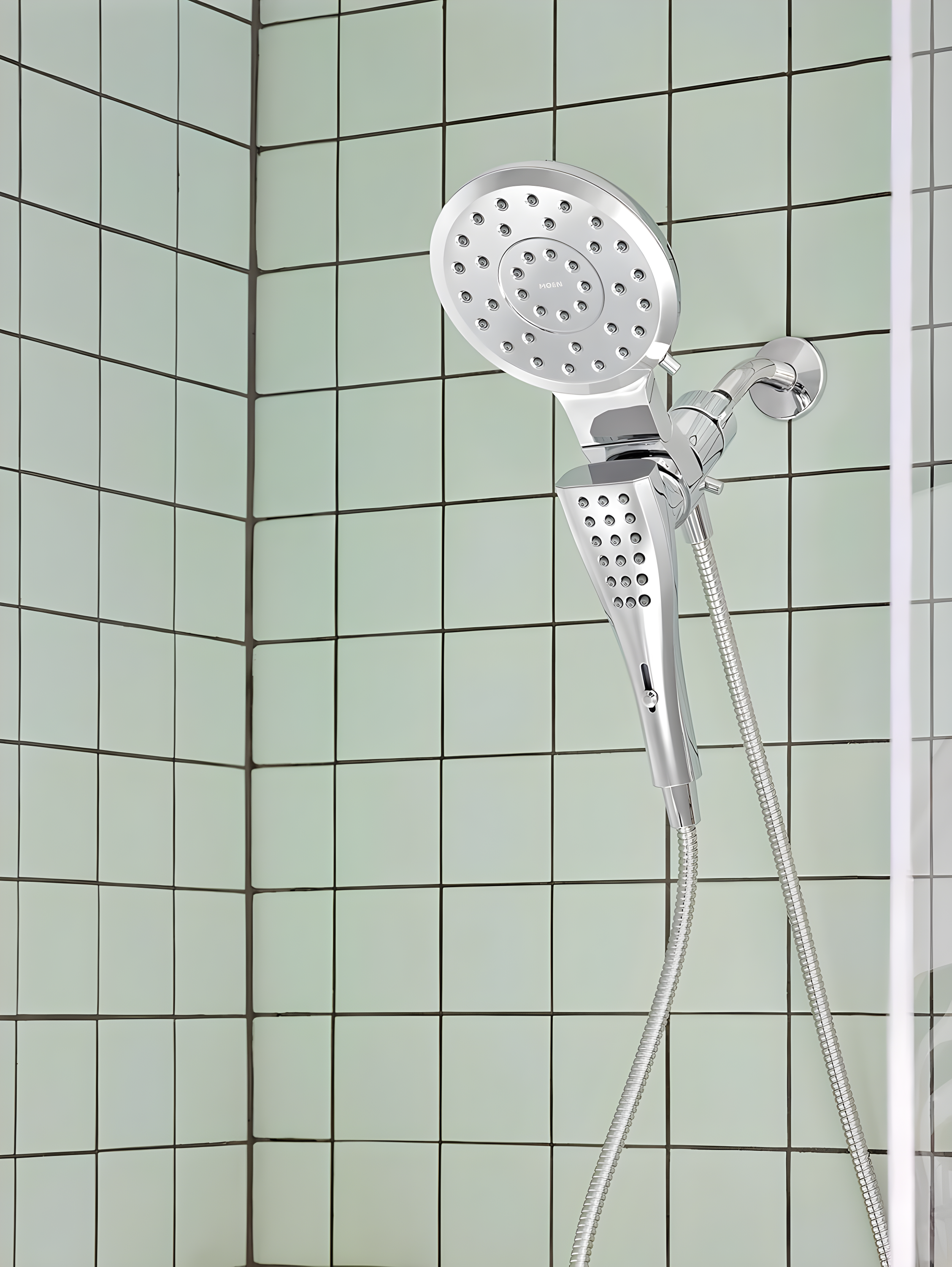 Verso 2.5 GPM Rainshower/Handshower Combination with Infiniti Dial and Magnetix Docking