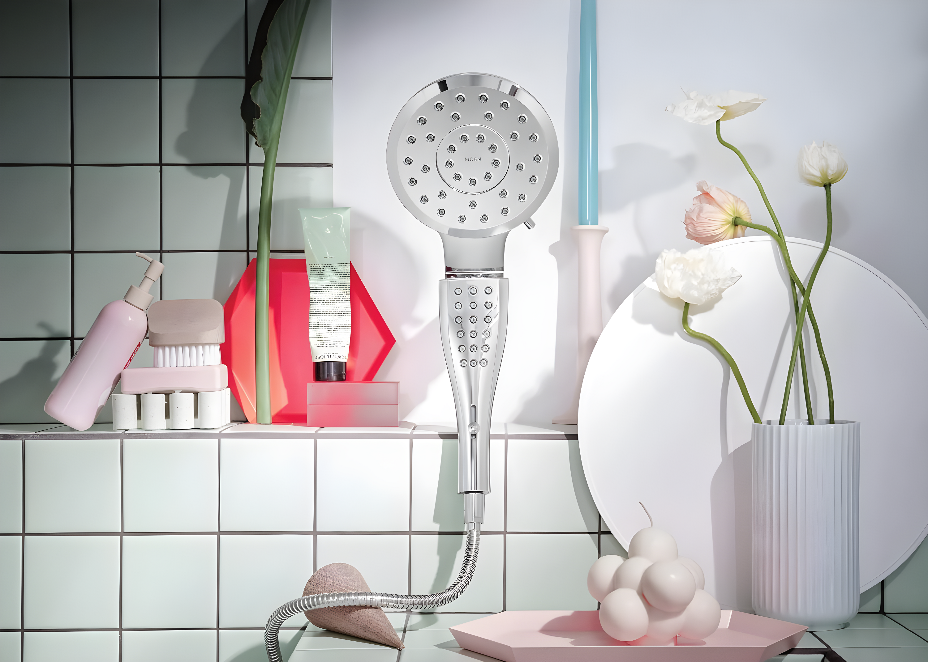 Verso 2.5 GPM Rainshower/Handshower Combination with Infiniti Dial and Magnetix Docking