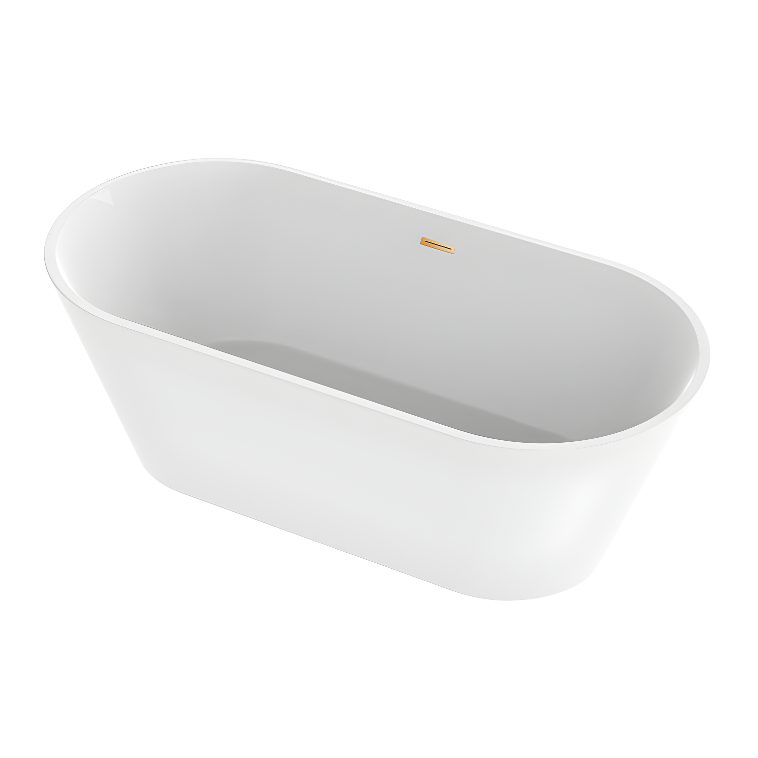 67'' x 32'' Freestanding Soaking Acrylic Bathtub
