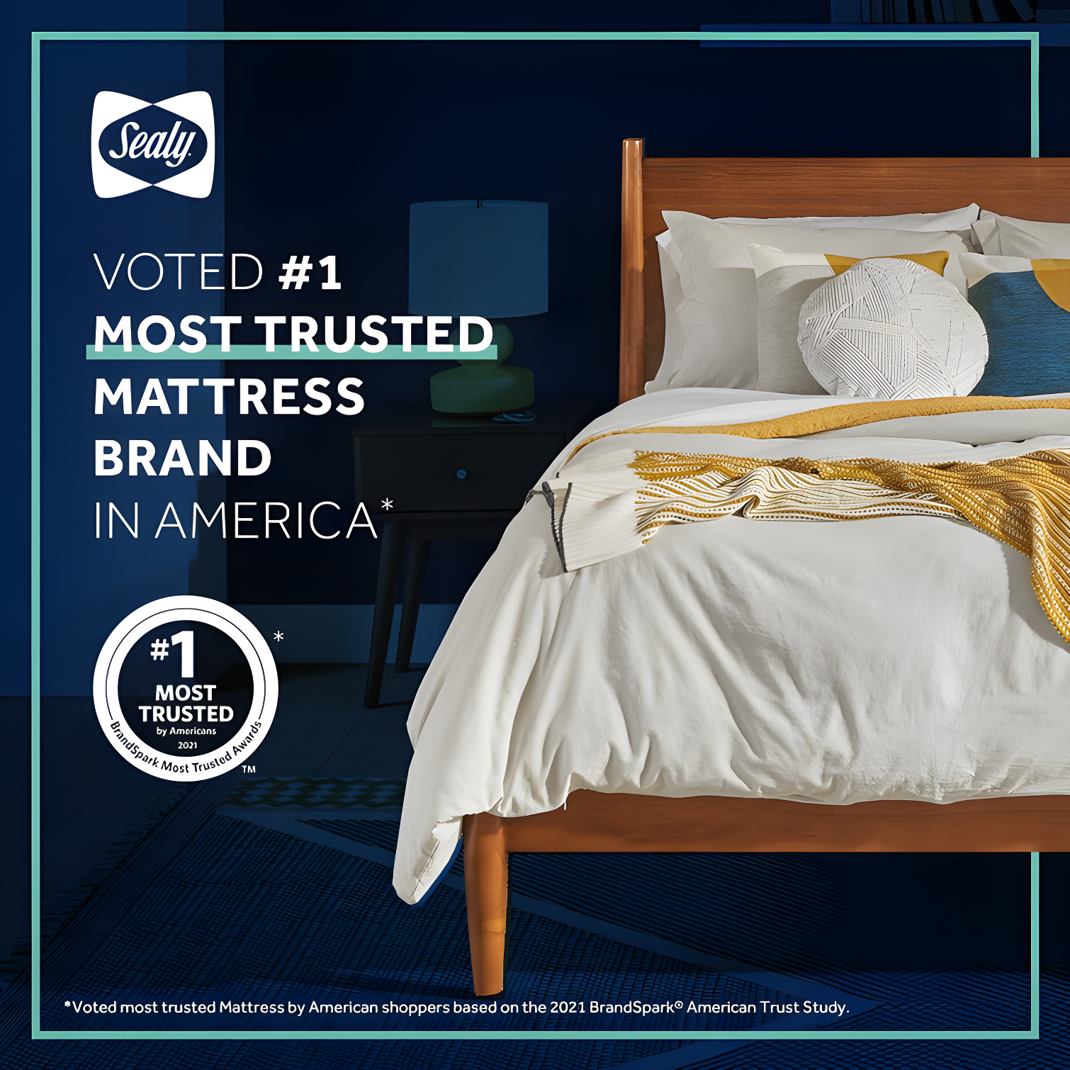 Sealy Sealy Cool and Clean 8" Medium Memory Foam Mattress