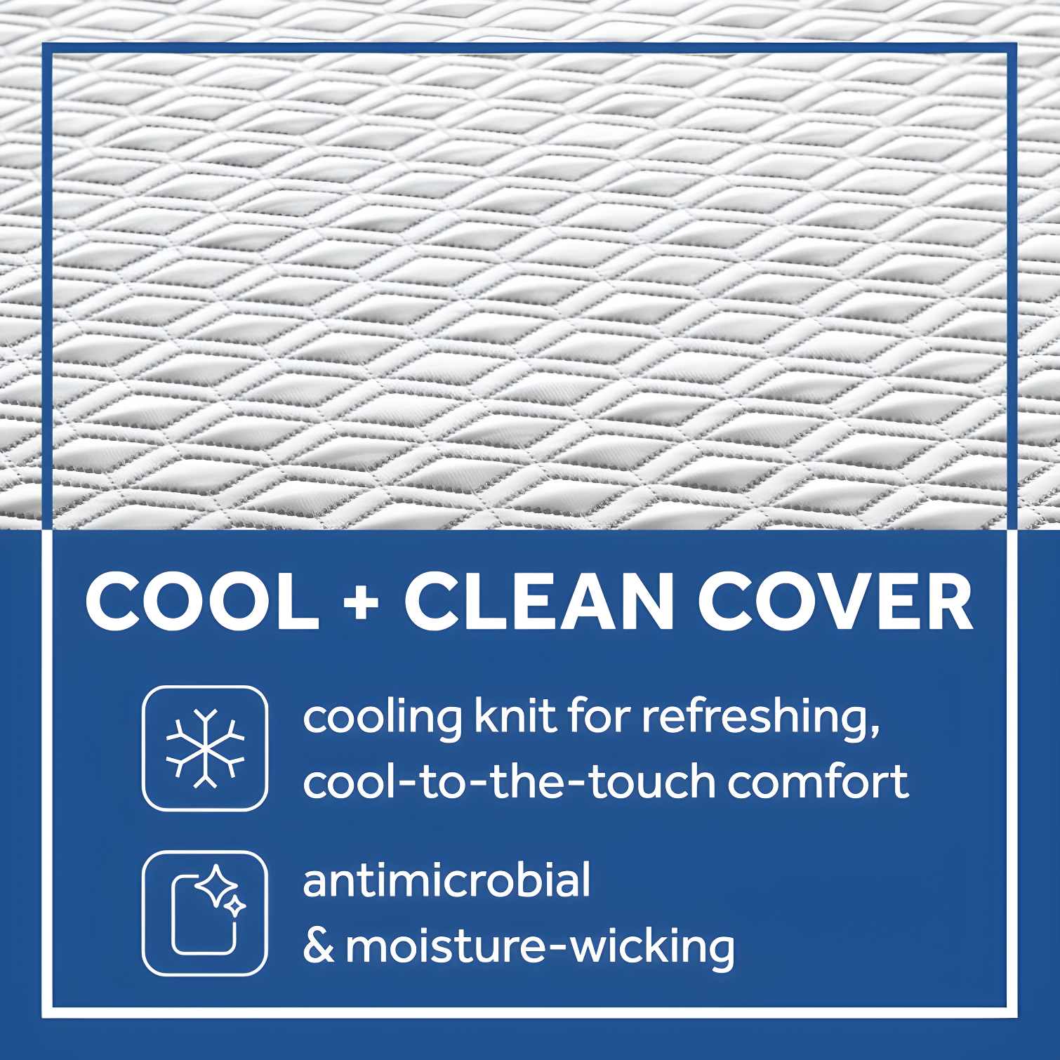 Sealy Sealy Cool and Clean 8" Medium Memory Foam Mattress