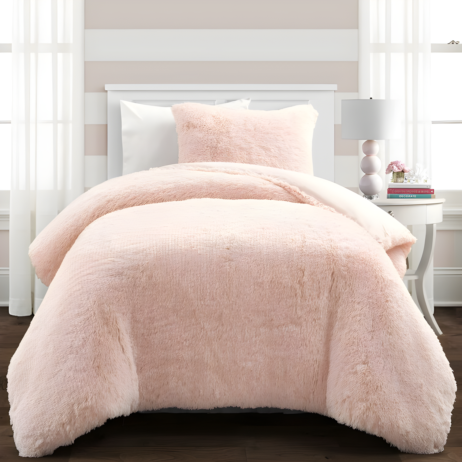Lush Decor Reyna Microfiber 3 Piece Comforter Set