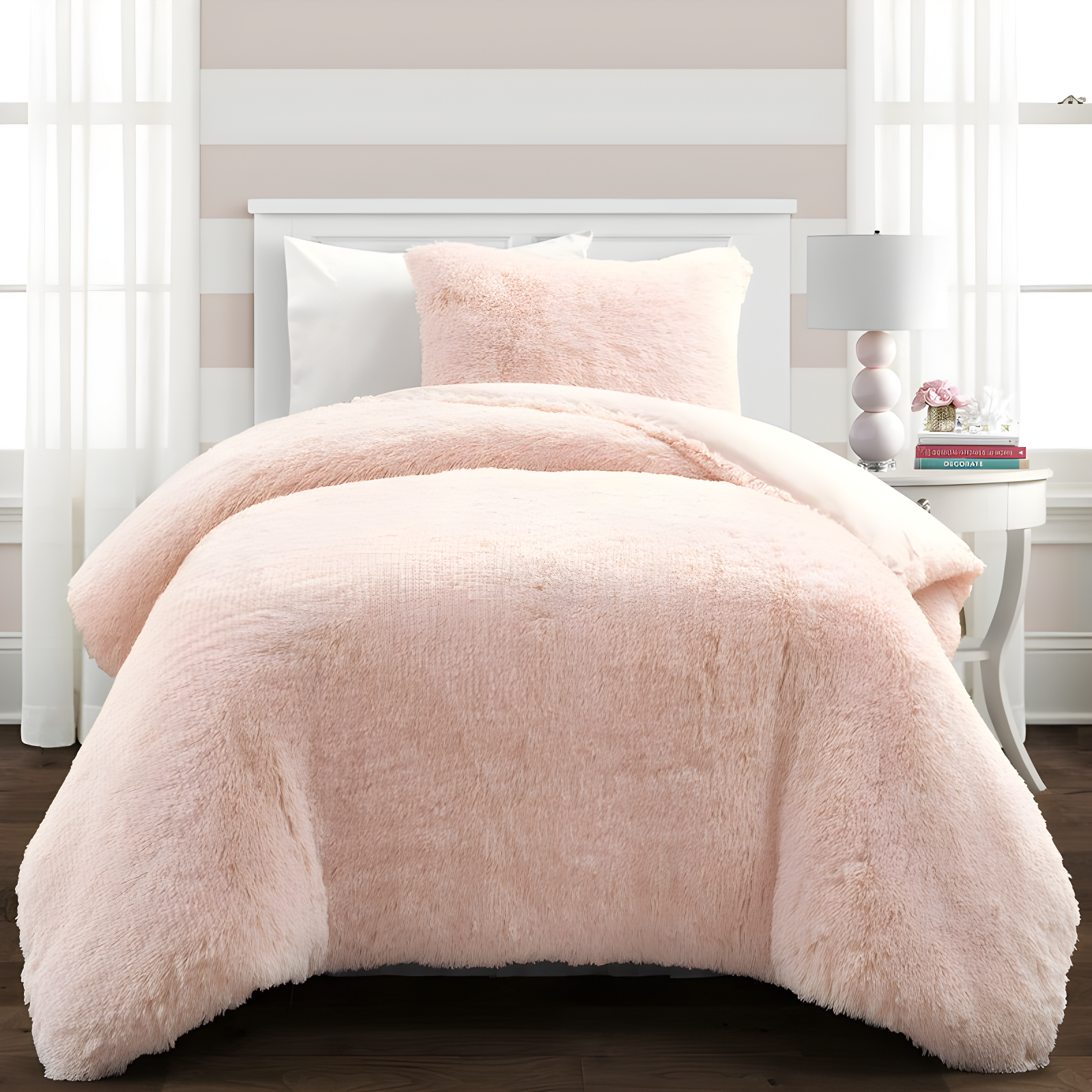 Lush Decor Reyna Microfiber 3 Piece Comforter Set