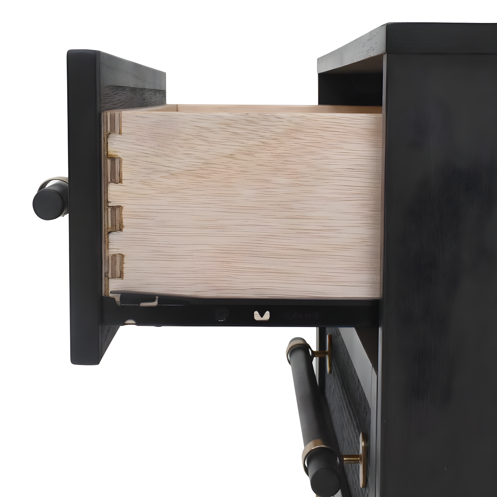Sophia 2 Drawer Rattan Nightstand