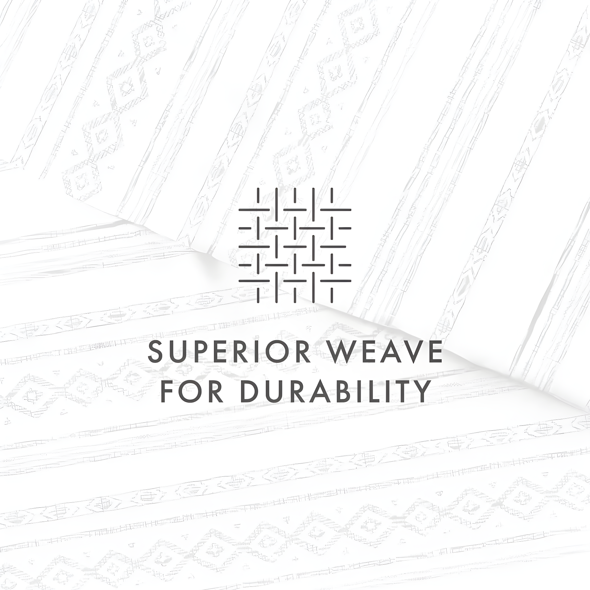 Geo Threads Pattern Duvet Cover Set