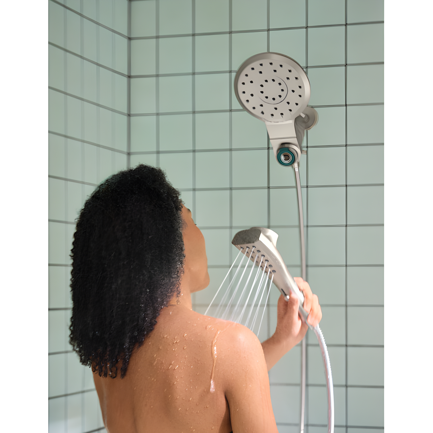 Verso 1.75 GPM Rainshower/Handshower Combination with Infiniti Dial and Magnetix Docking