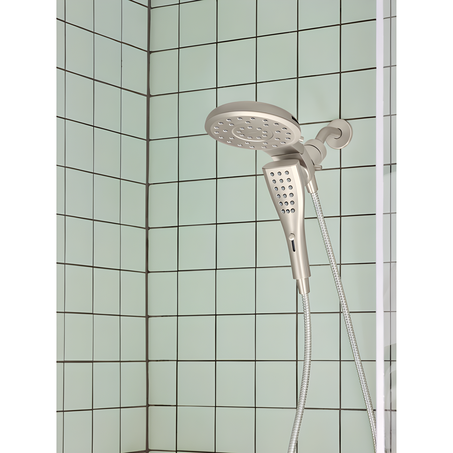Verso 1.75 GPM Rainshower/Handshower Combination with Infiniti Dial and Magnetix Docking