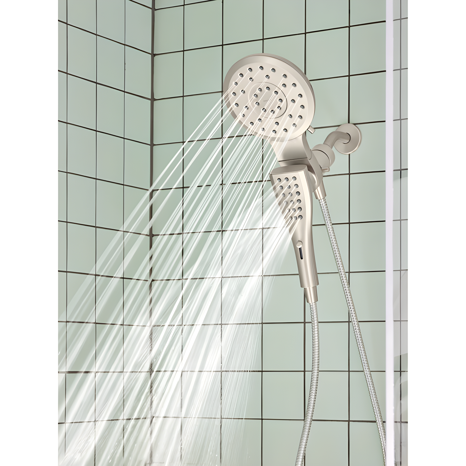 Verso 1.75 GPM Rainshower/Handshower Combination with Infiniti Dial and Magnetix Docking