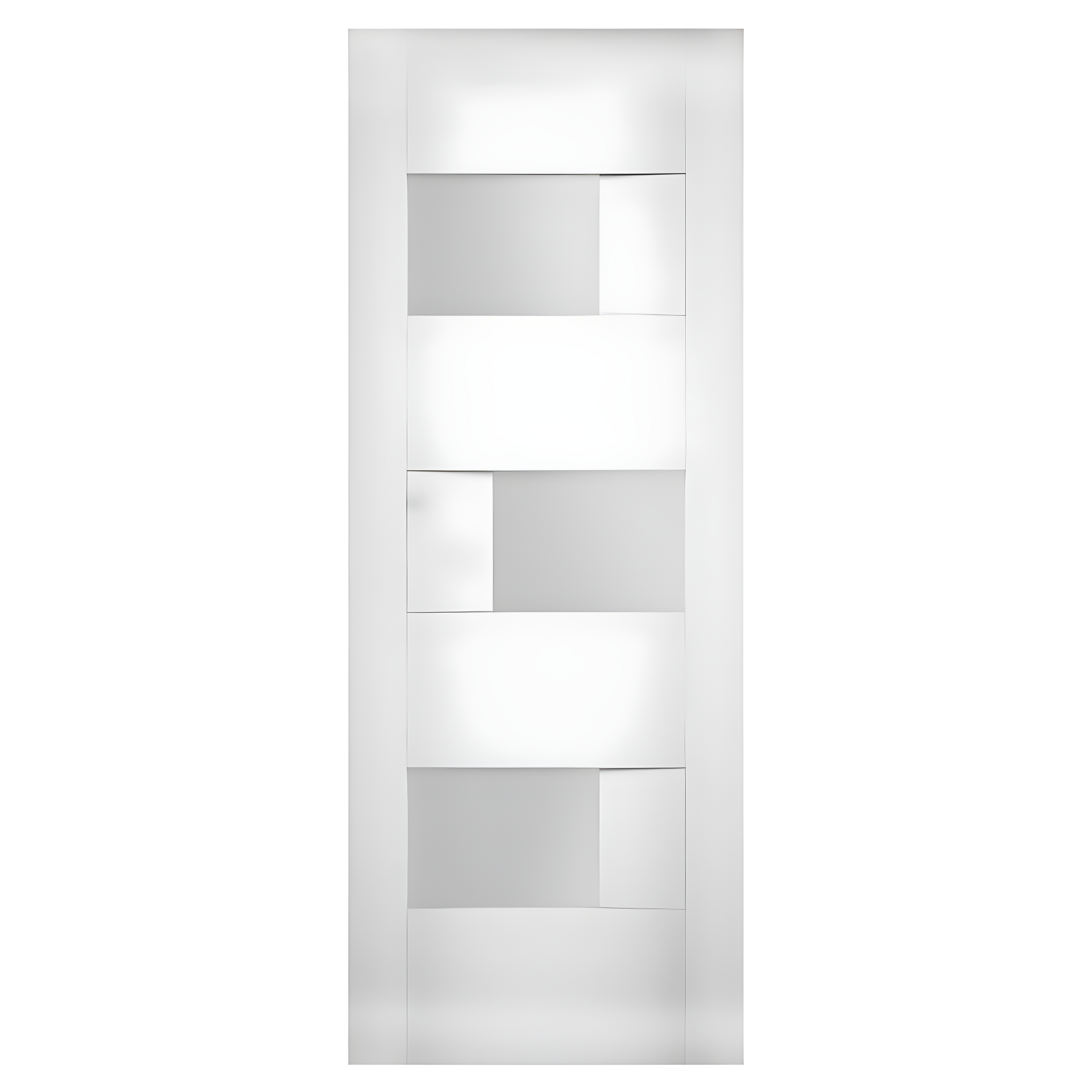 Sete Frosted Glass Standard White Door Slab
