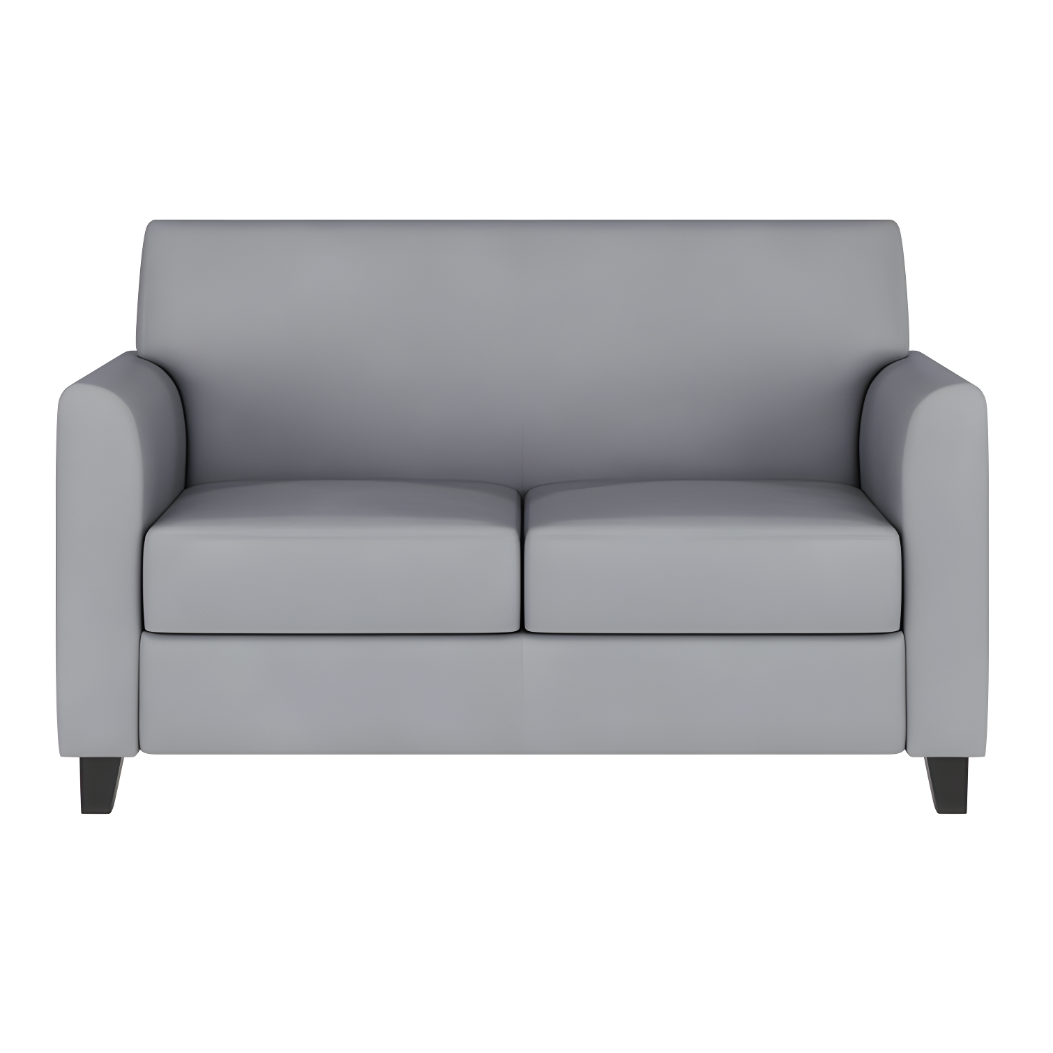 Hercules Junkersfeld 52" Modern LeatherSoft Upholstered Reception Loveseat