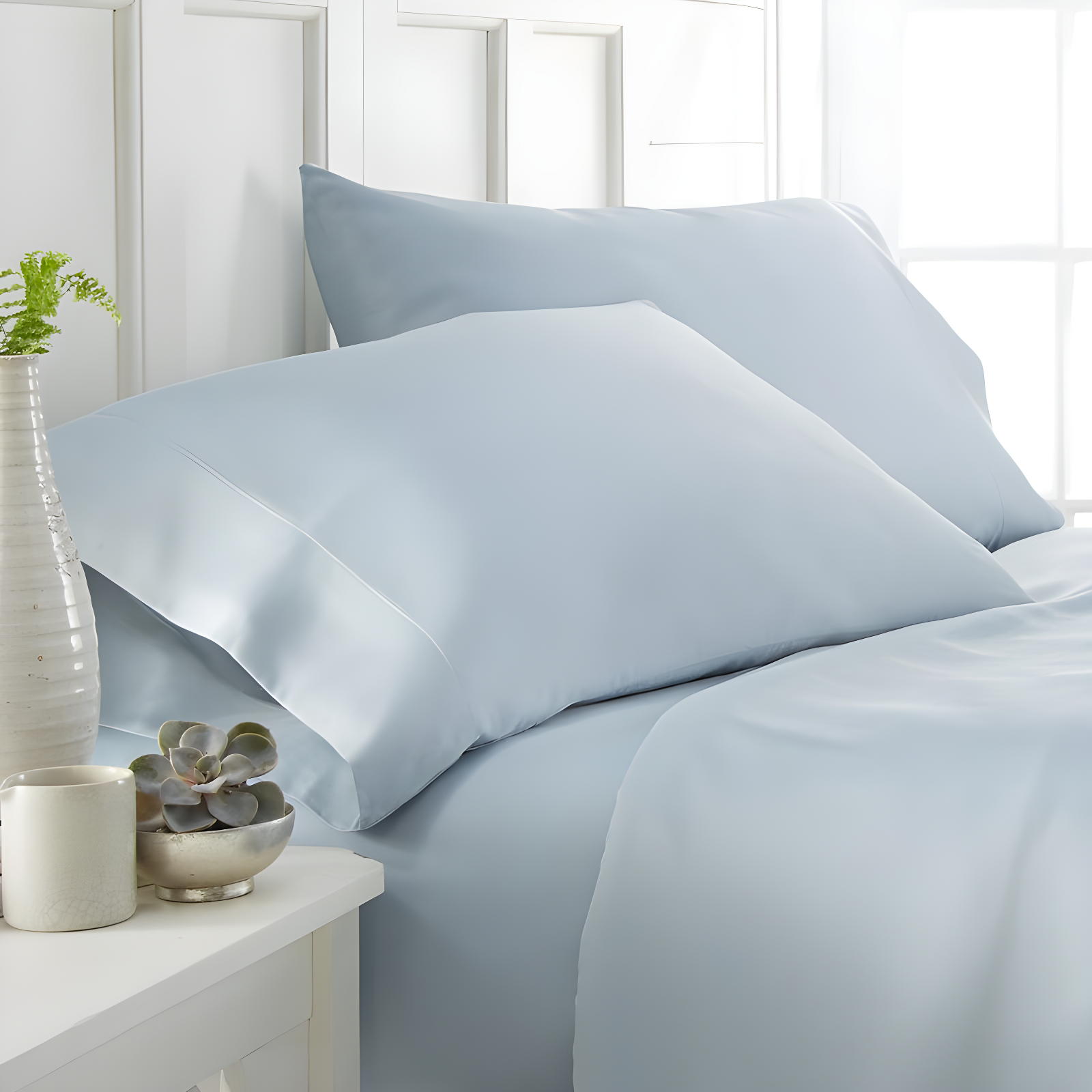 RE/FINE™ Sheet Set Cooling 100% Rayon From Bamboo Silky Soft Bedding