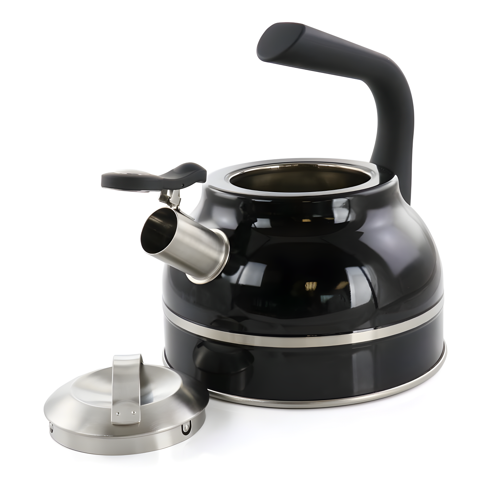 Kenmore Elite Kenmore Elite Costner 2.3 Quarts Stainless Steel (18/8) Whistling Stovetop Tea Kettle