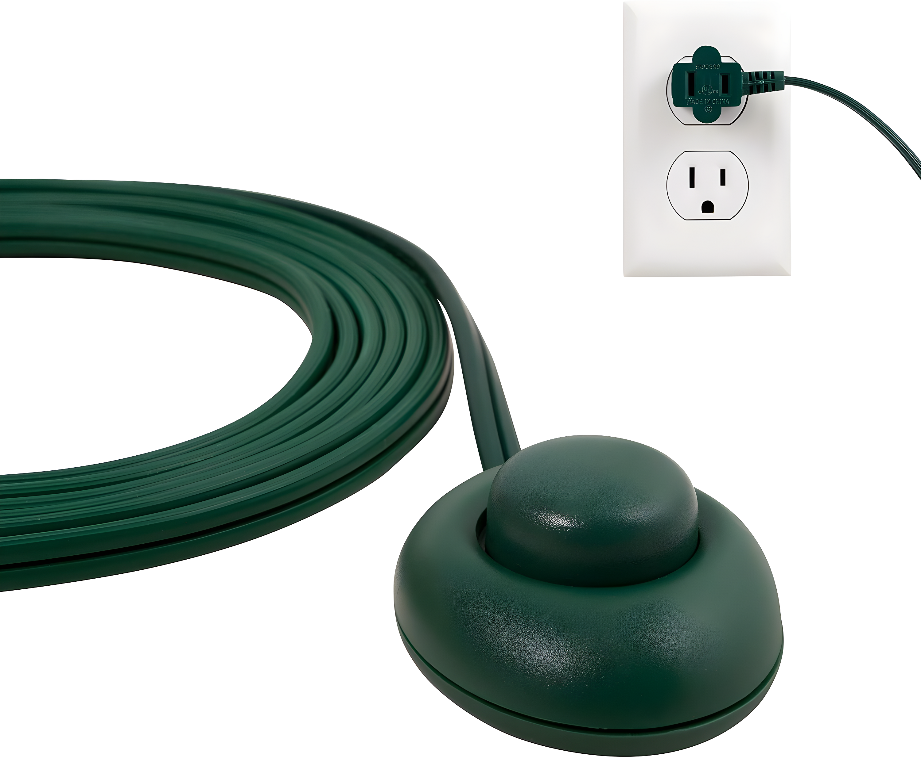 Philips 9-ft 1-Outlet Indoor Polarized Extension Cord, Green, SPS1036GF/27