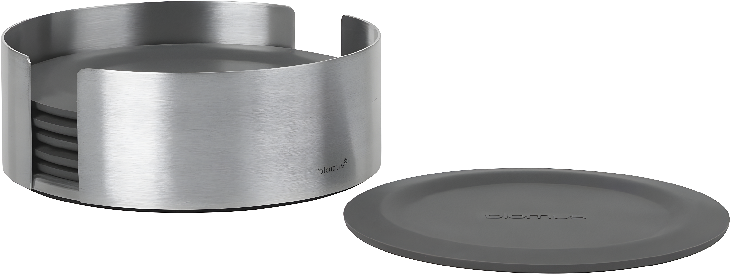 LARETO 7 Piece Coaster Set with Holder