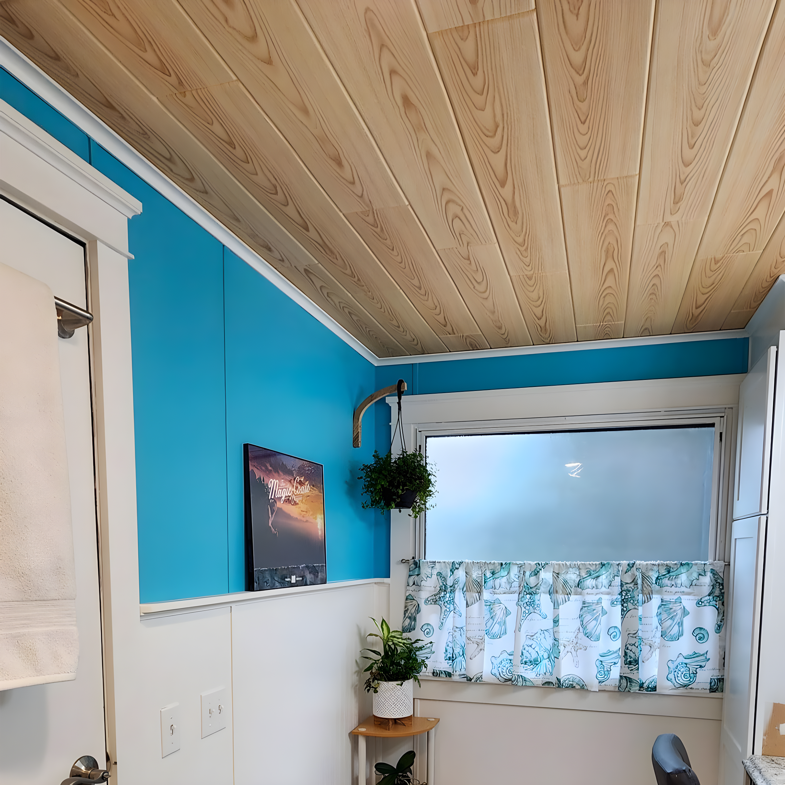 Foam Wood Glue-Up Ceiling Planks 39 in. x 6 in.
