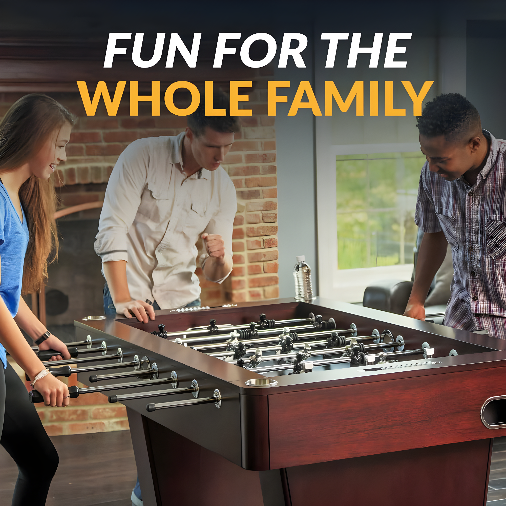 Hathaway Games Millennium 54.75'' Wood Foosball Table