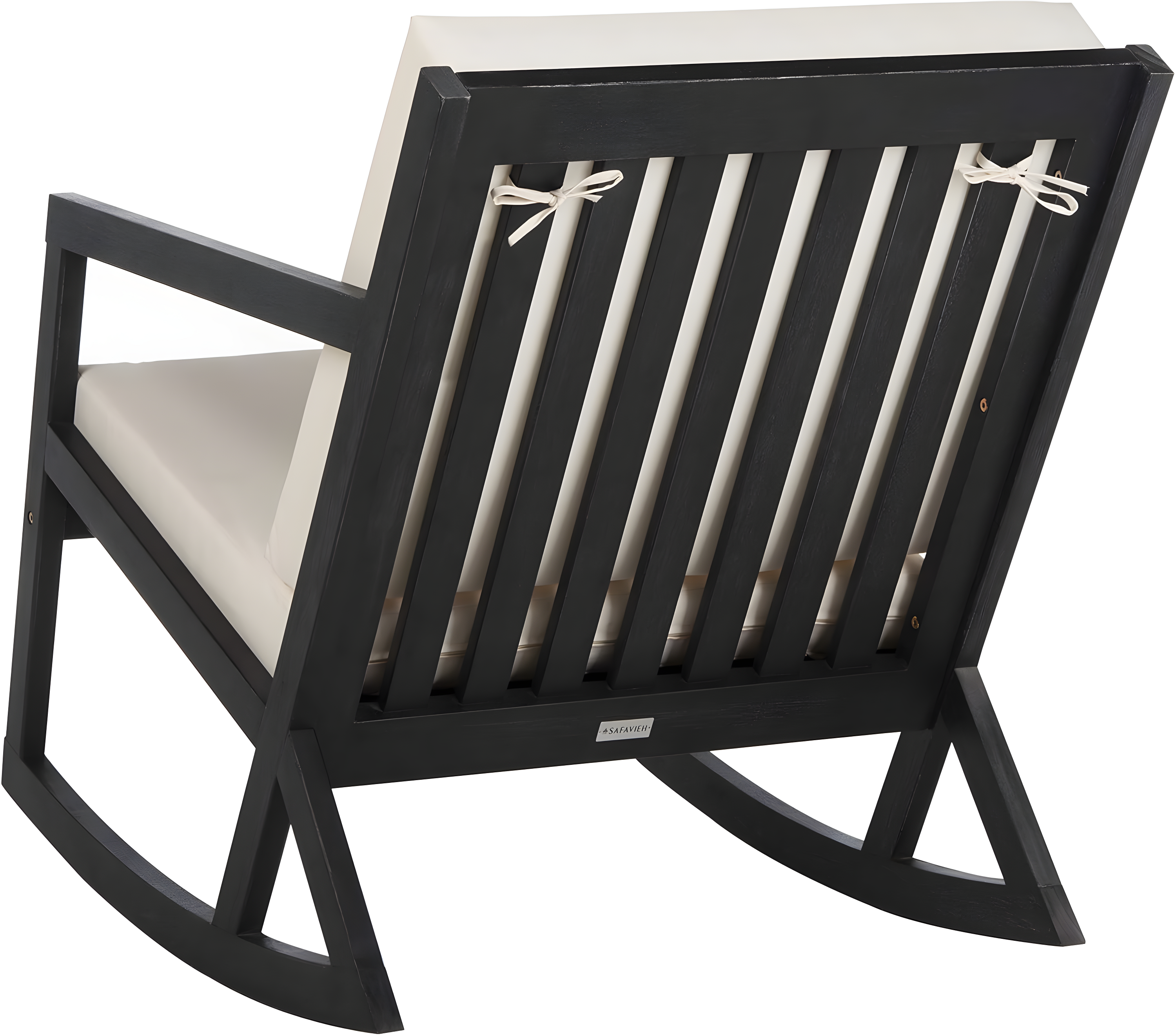 Vernon Rocking Chair - Black/Beige - Safavieh.