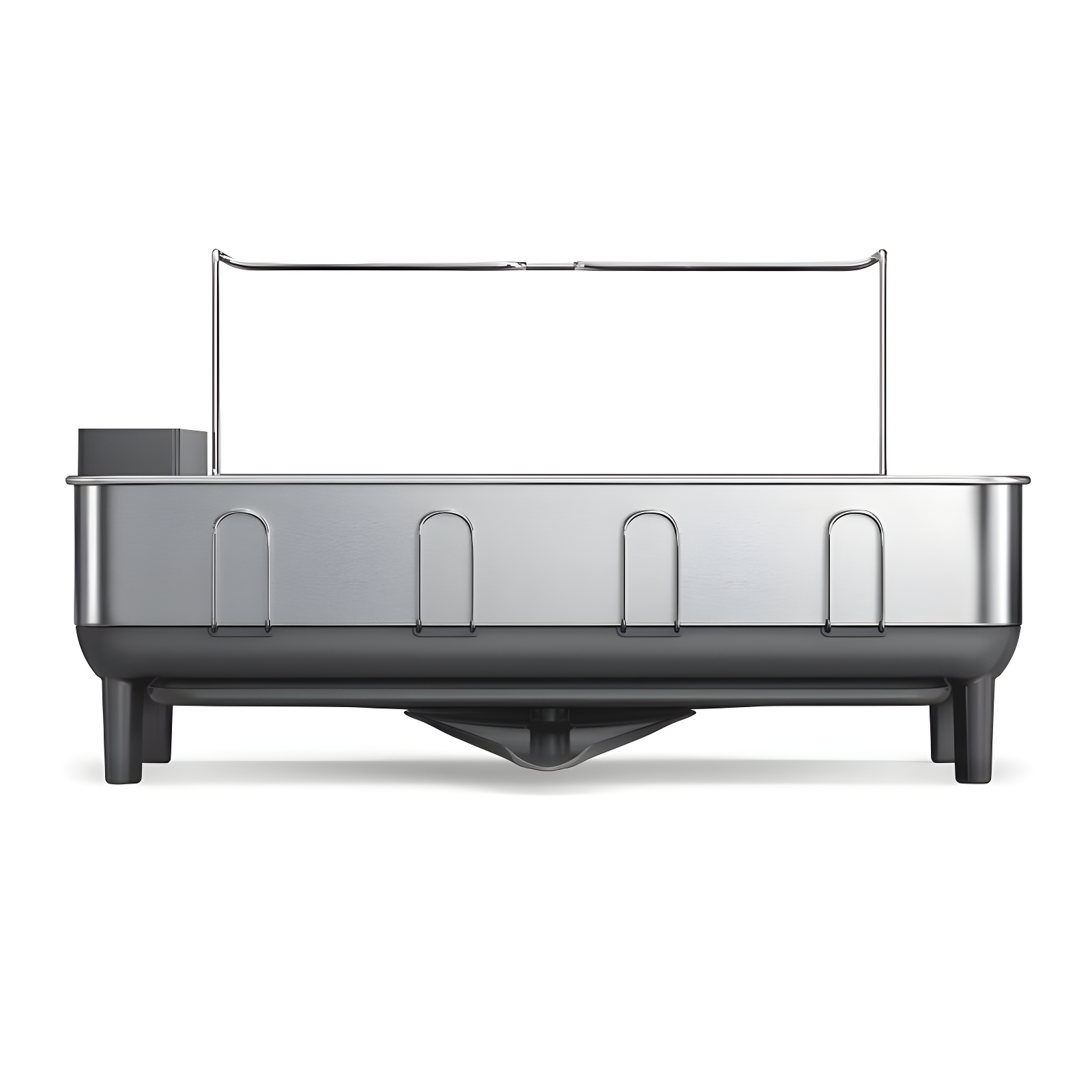 Simplehuman Kitchen Dish Drying Rack, Brushed Stainless Steel