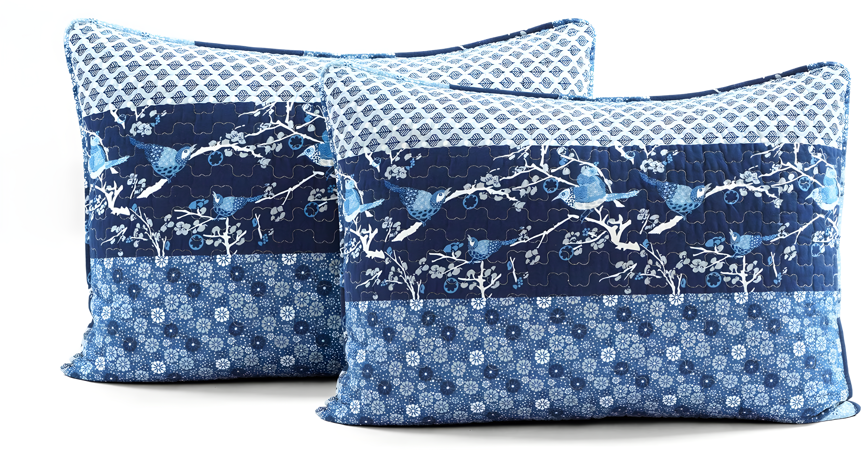 Lush Decor Royal Empire Cotton Reversible 3 Piece Quilt Set
