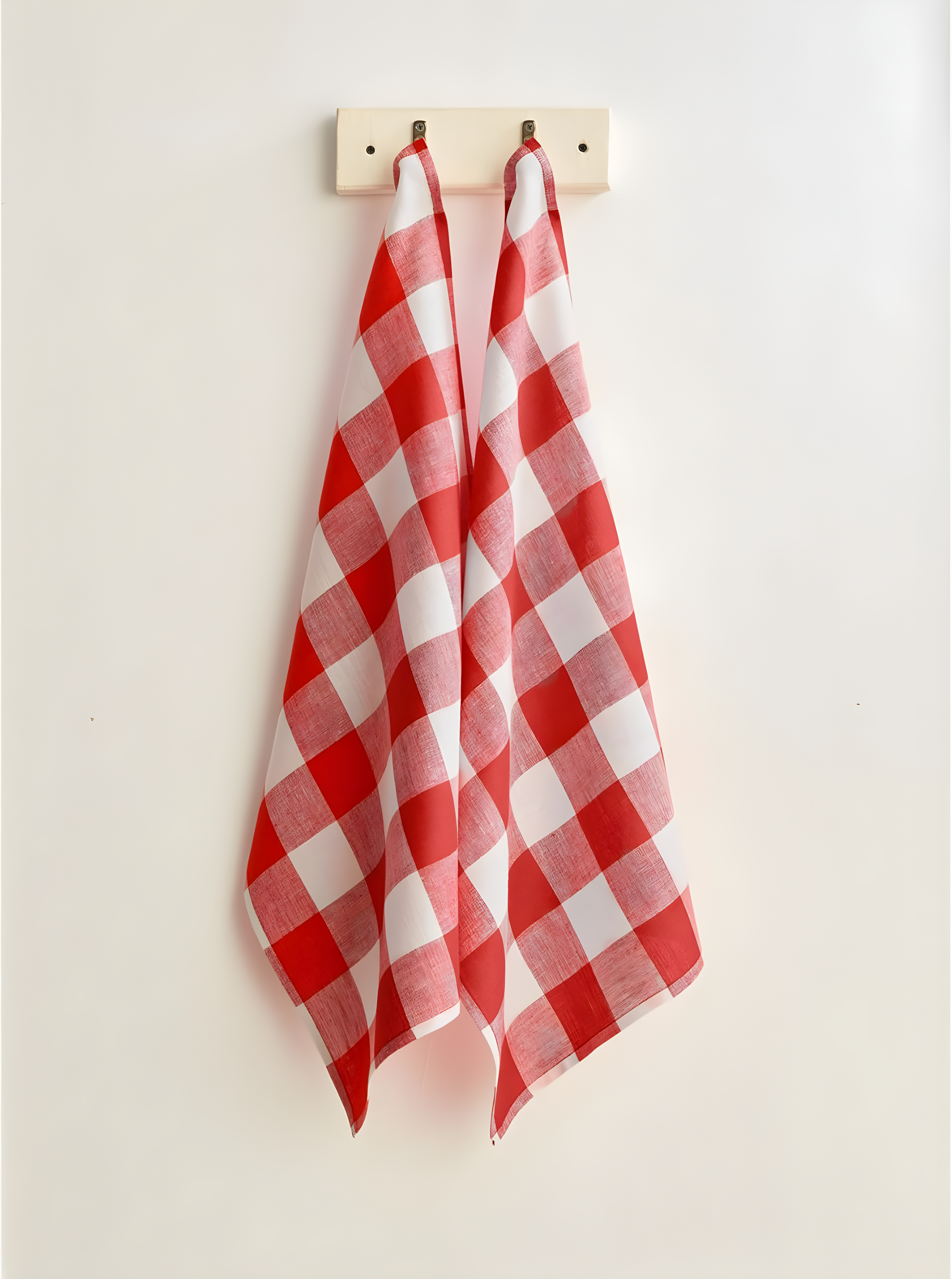 Solino Home Buffalo Checks - 100% Pure Linen Kitchen Towel (Set of 2)